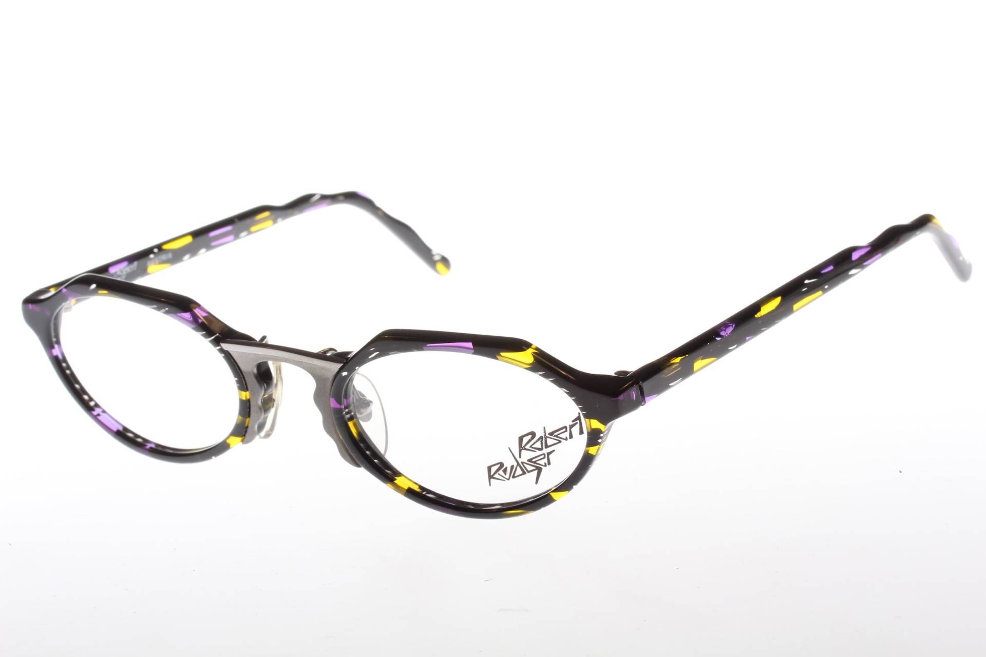 Robert Rudger Oval Purple Yellow Vintage Brille von VintageCraftsVault