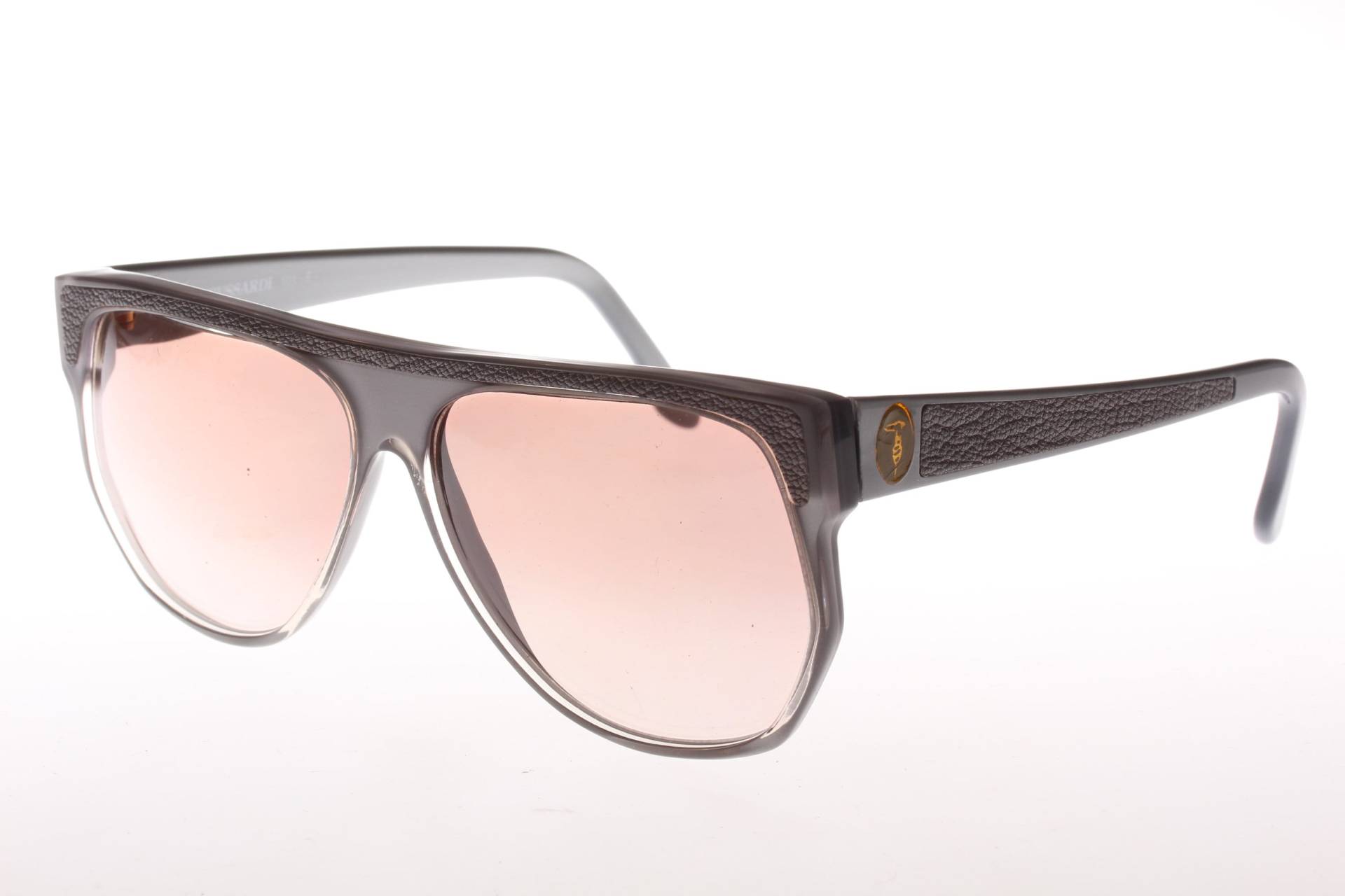 Trussardi Leder Einsatz Vintage Sonnenbrille von VintageCraftsVault