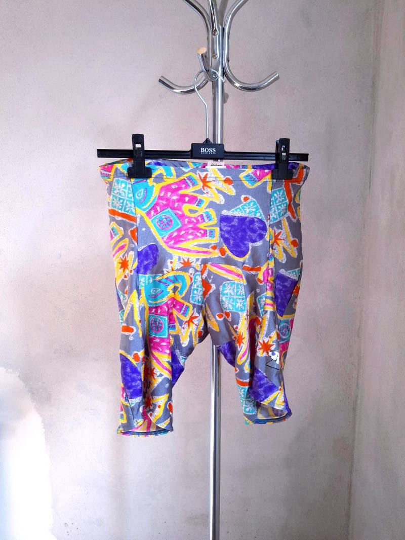 Ausgefallene Retro Vintage 90Er Jahre Radlerhose Aus Der Schweiz, Grösse Xl von VintageCycling