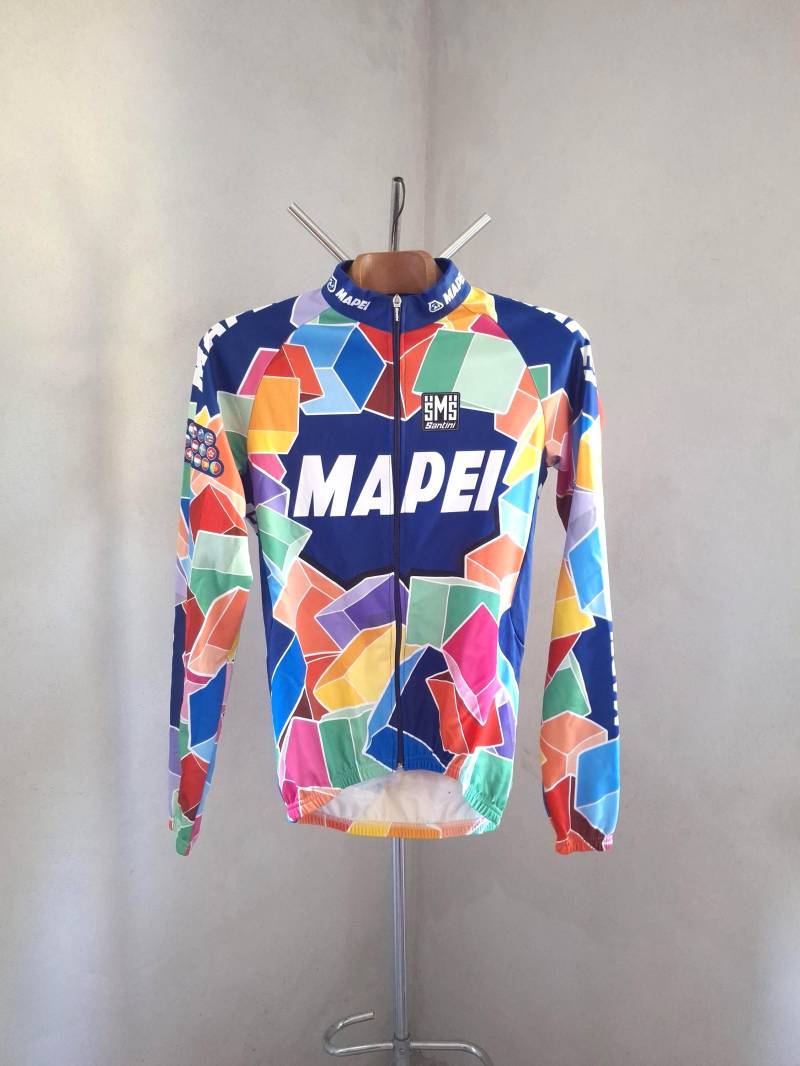 Team Mapei Gedenk Winter-Radjacke, Größe L von VintageCycling
