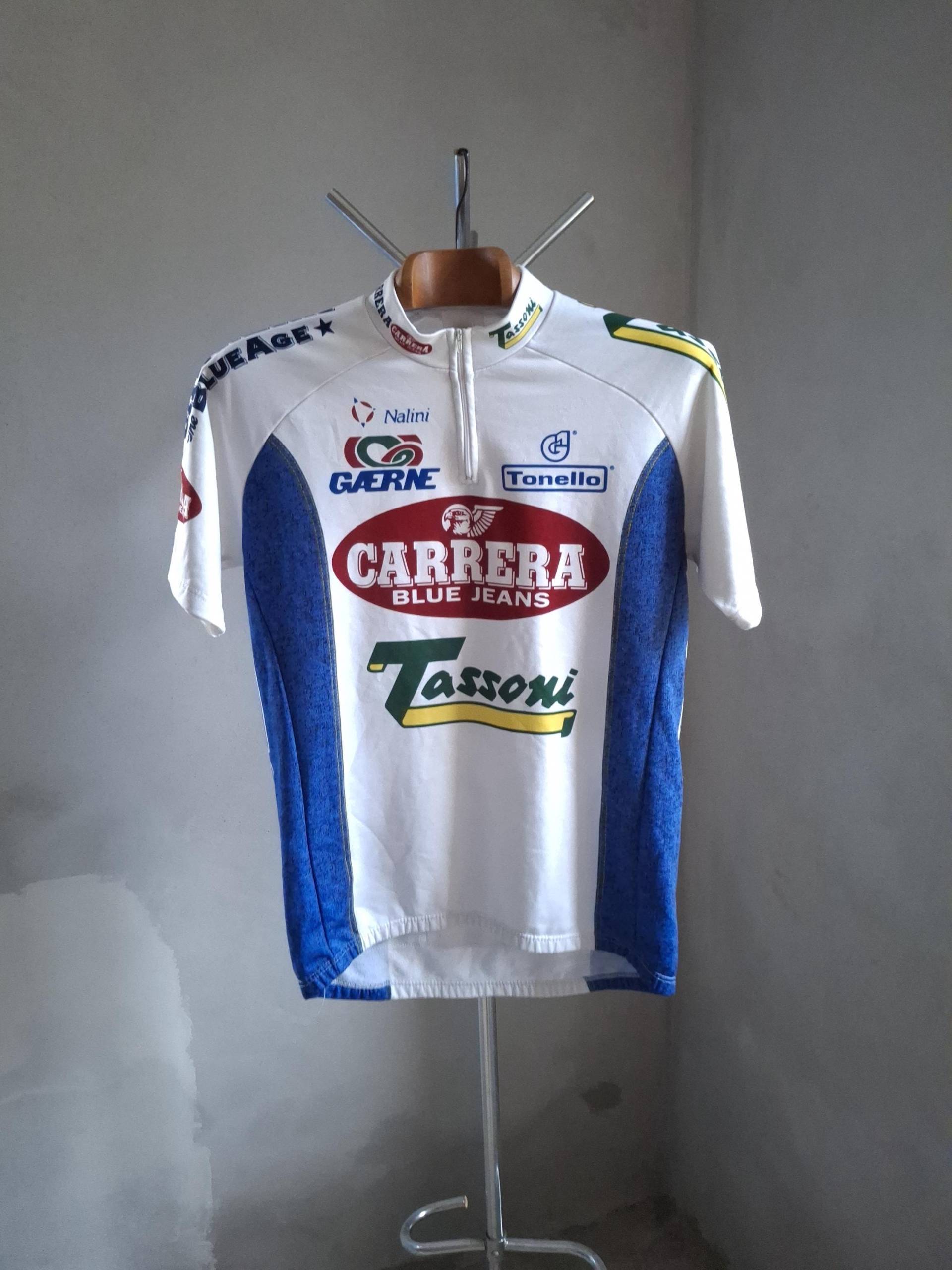 Vintage 1995 Carrera Radtrikot - Tassoni, Marco Pantani Team | Größe Xxl von VintageCycling