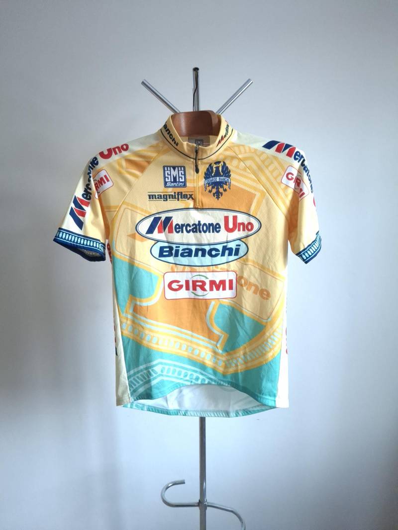 Vintage 1998 Mercatone Uno Radtrikot Kurzarm, Größe Xl von VintageCycling