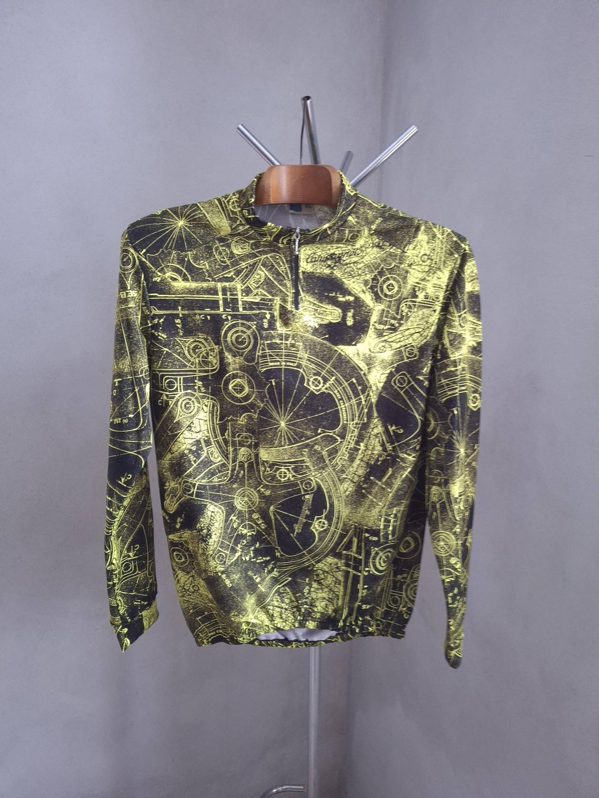 Vintage 90Er Jahre Campagnolo Radtrikot, Kettenrad-Trikot, Größe L von VintageCycling