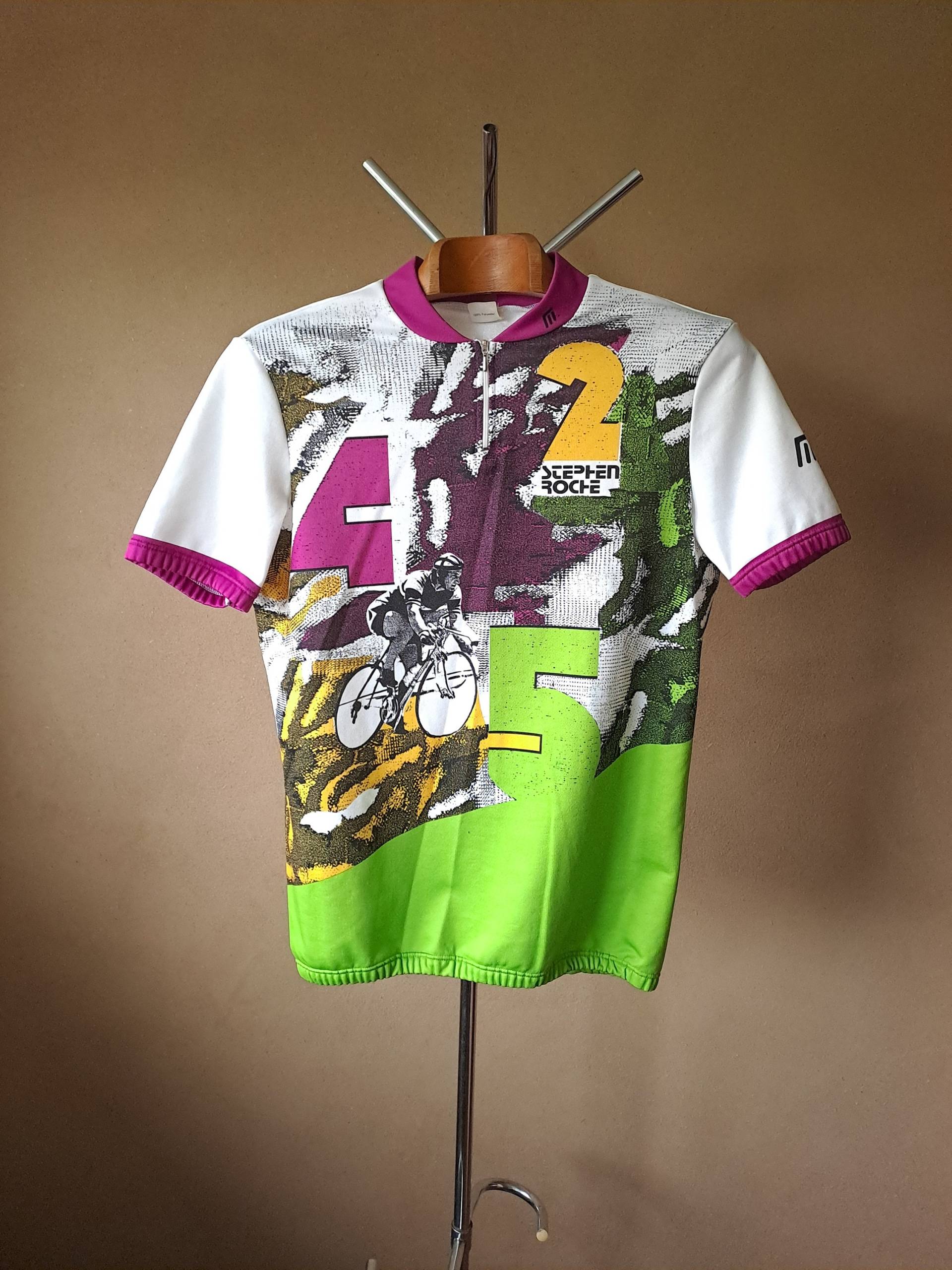 Vintage 90Er Jahre Stephen Roche Radsport-Trikot, Größe Xxl von VintageCycling