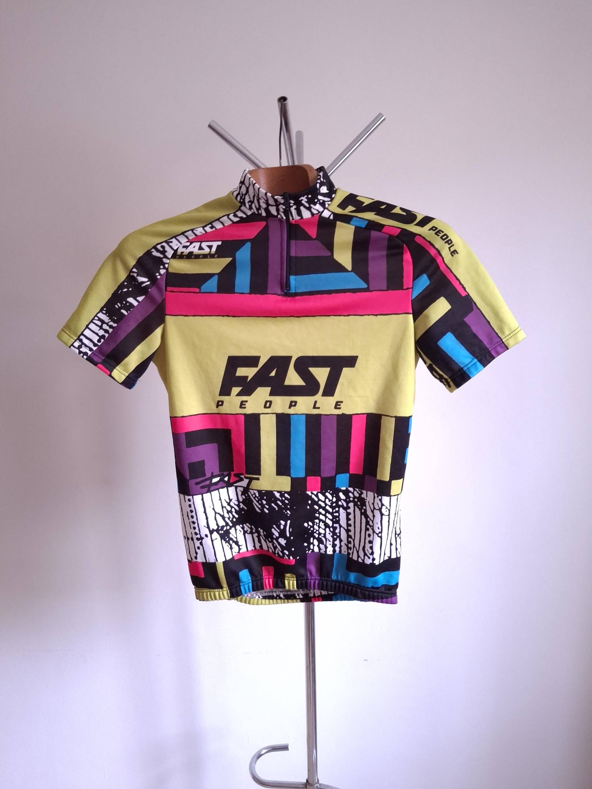 Vintage 90S Fast Radtrikot, Kurzarm, S/L von VintageCycling