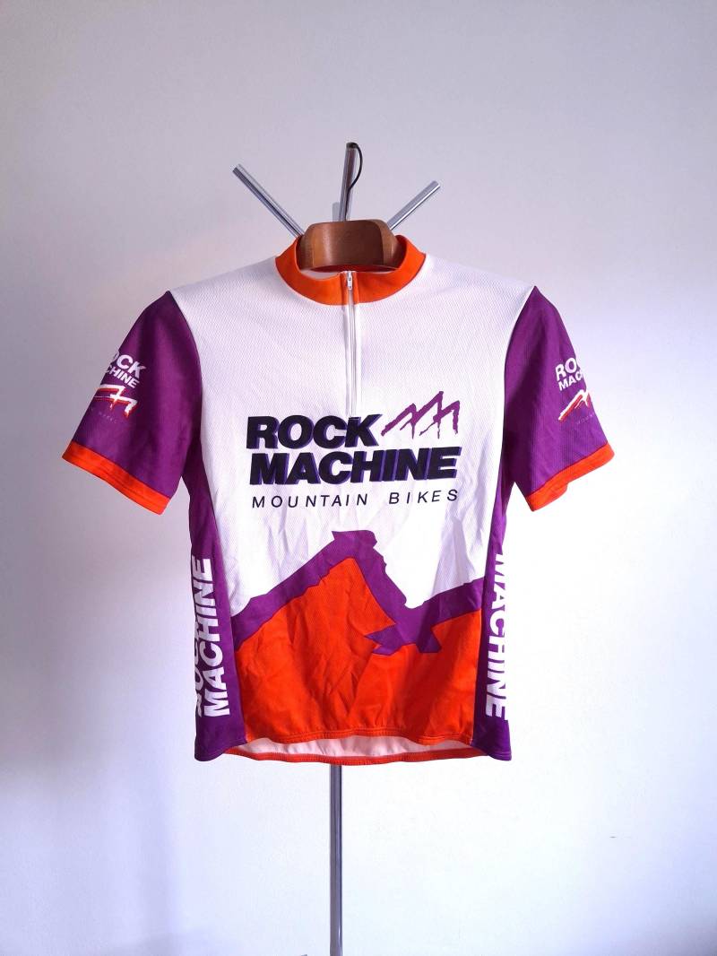 Vintage Rock Machine Back Kurzarm Radtrikot, Größe L-xl von VintageCycling