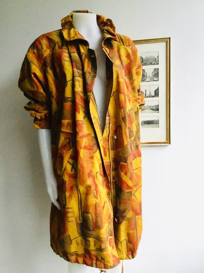 Vintage Micro Von Rudolf Scherer Stehkragen Mantel von VintageDealersHH