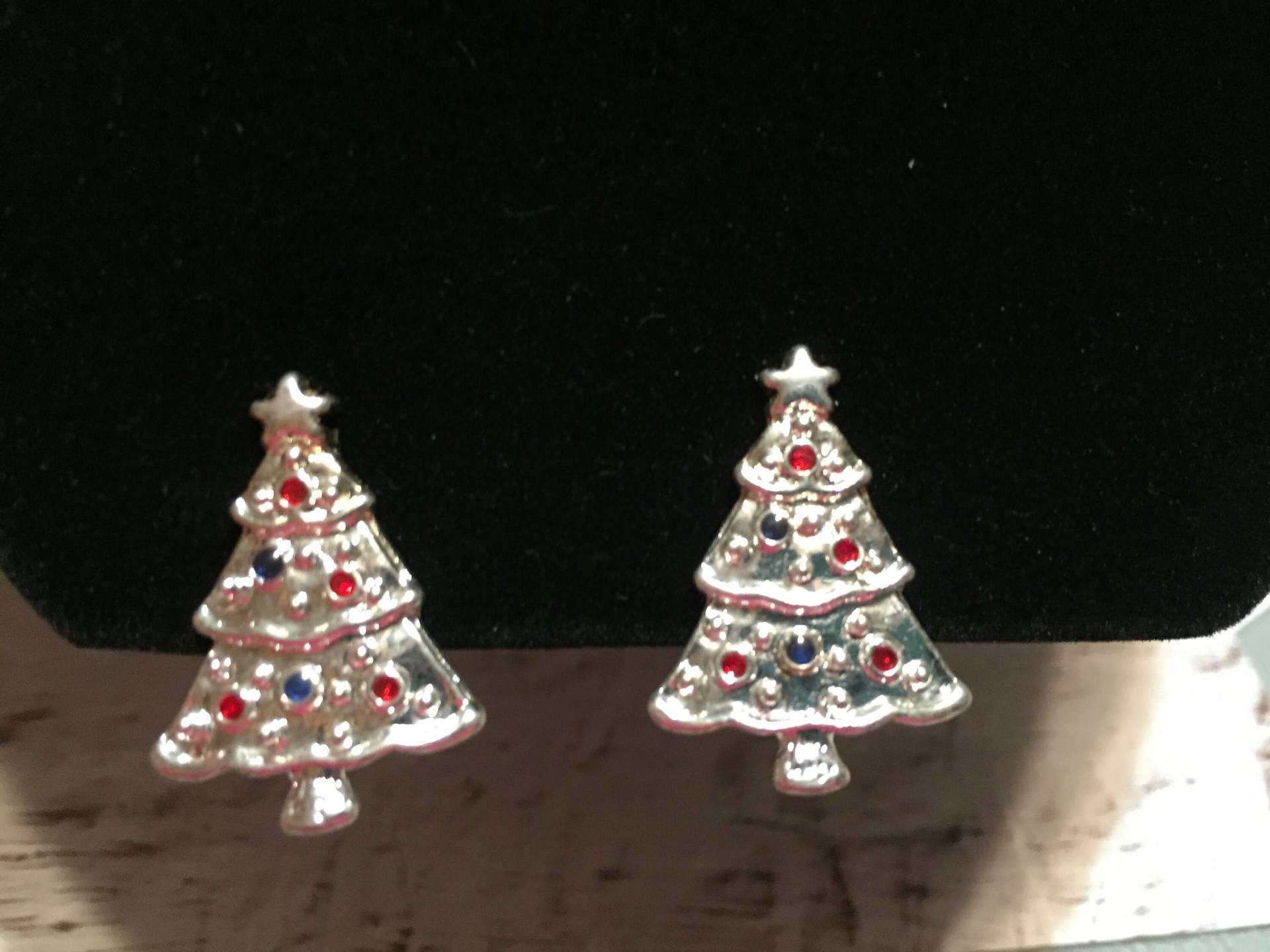 Vintage Silber Weihnachtsbaum Ohrringe Vintage Silber Weihnachtsbaum Ohrringe von VintageDesignsbyDee