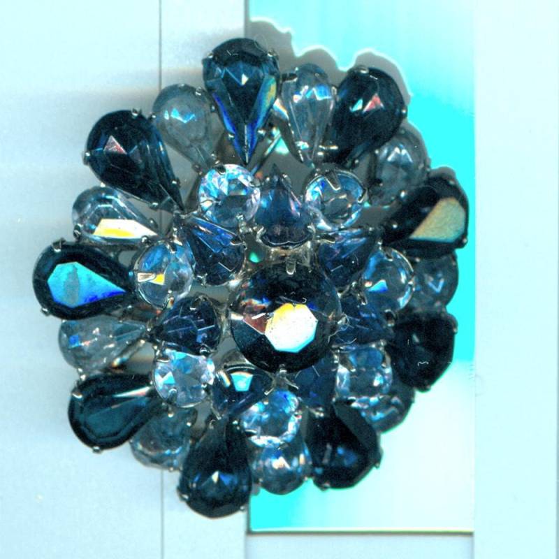 Jahrgang Estate Saphir Gewölbte Brosche Pin Jahrgang Estate Saphir Gewölbte Brosche Pin von VintageEstateGems