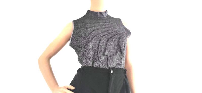 1970Er Lurex Vintage Top 70S Glitzer Shirt Größe L von VintageFebbre