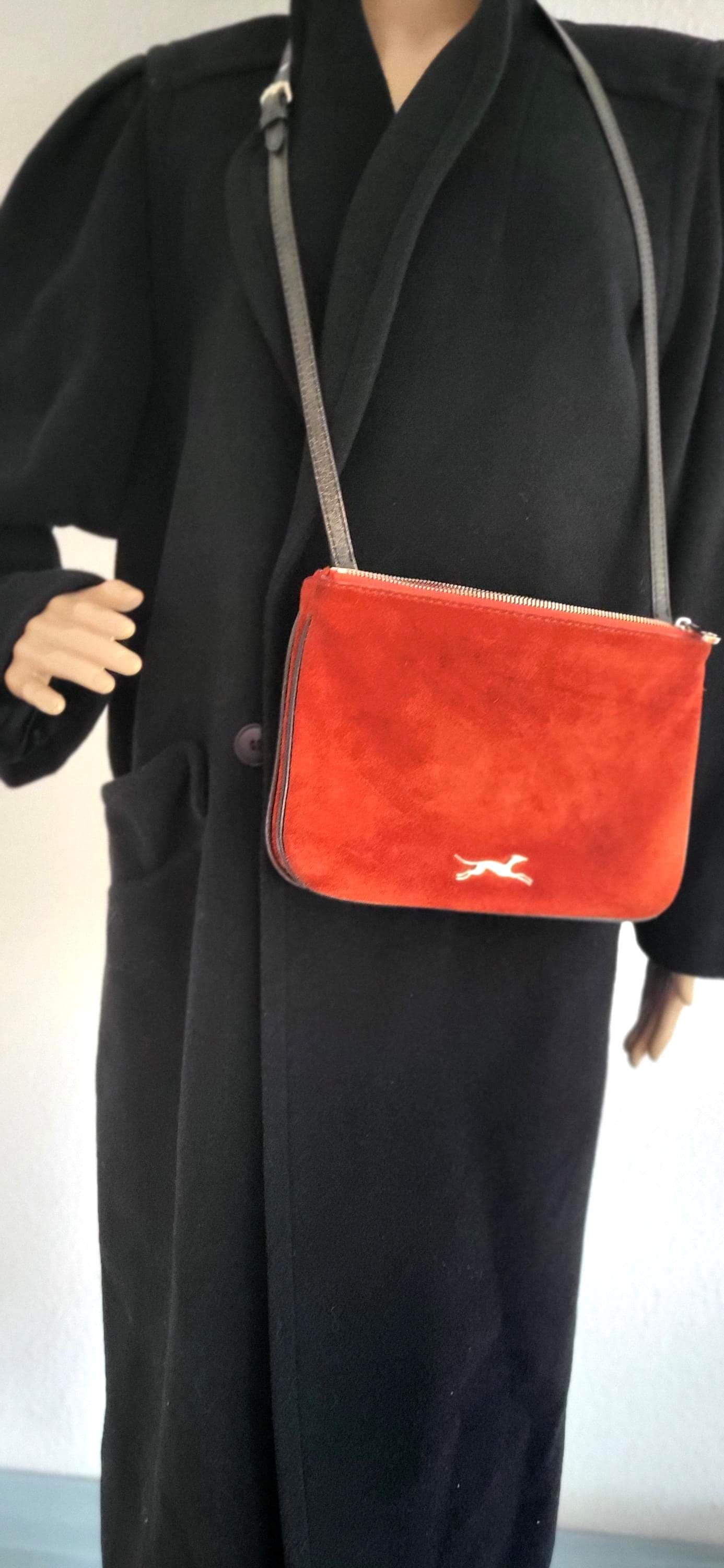 Bimba Y Lola Windhund Wildleder Tasche Schultertasche Bimba Y Lola Windhund Wildleder Tasche Schultertasche von VintageFebbre