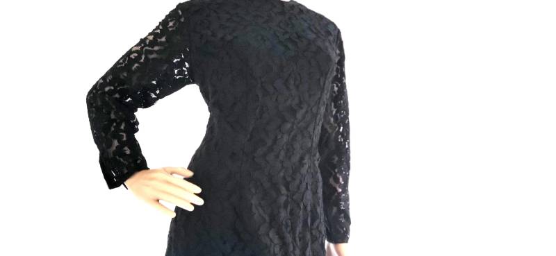 Original 1950Er Vintage Lace Dress Etuikleid Spitze 50S Kleid von VintageFebbre