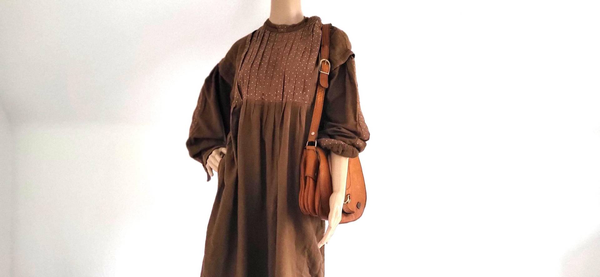 Original 1970Er Jahre Hippie Kleid 70S Cotton Prairie Dress Original 1970Er Jahre Hippie Kleid 70S Cotton Prairie Dress von VintageFebbre