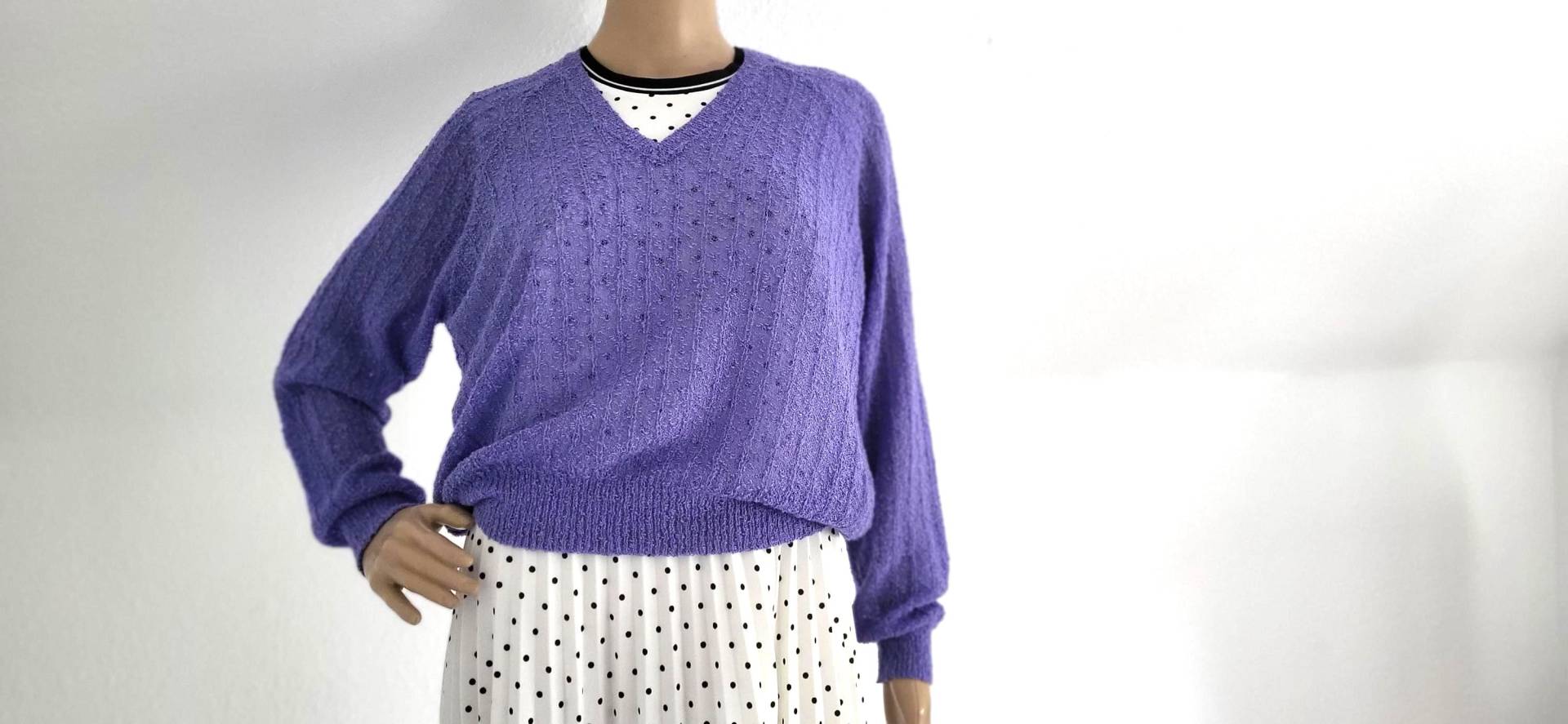 Vintage 60Er Tut 40Er Boucle Pullover Jahre von VintageFebbre