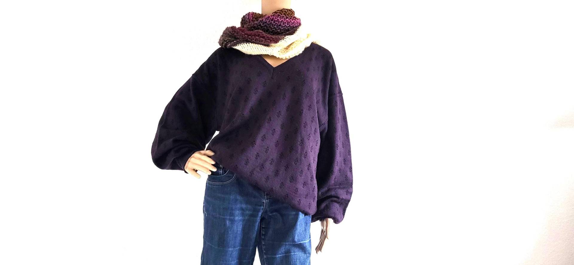 Vintage 80Er Jahre Götzburg Pullover Wolle Unisex L von VintageFebbre