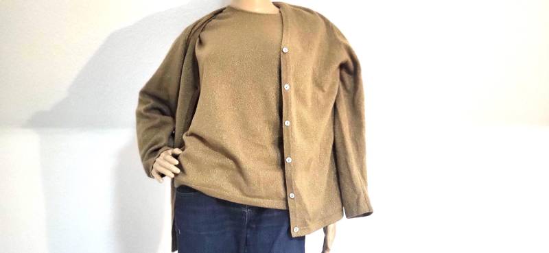 Vintage 80S Lurex Cardigan Und Pullover Angora Schurwolle von VintageFebbre
