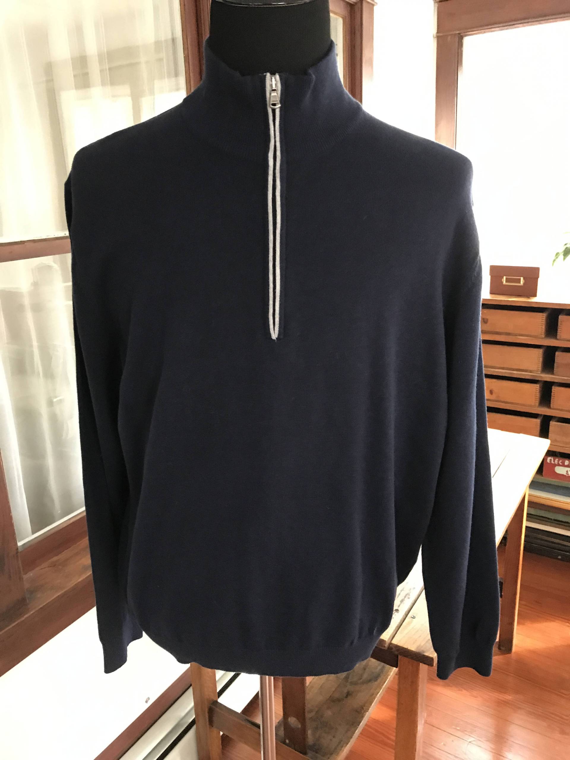 Izod Hälfte Reißverschluss Golf Oben Sweatshirt von VintageFindsMichael