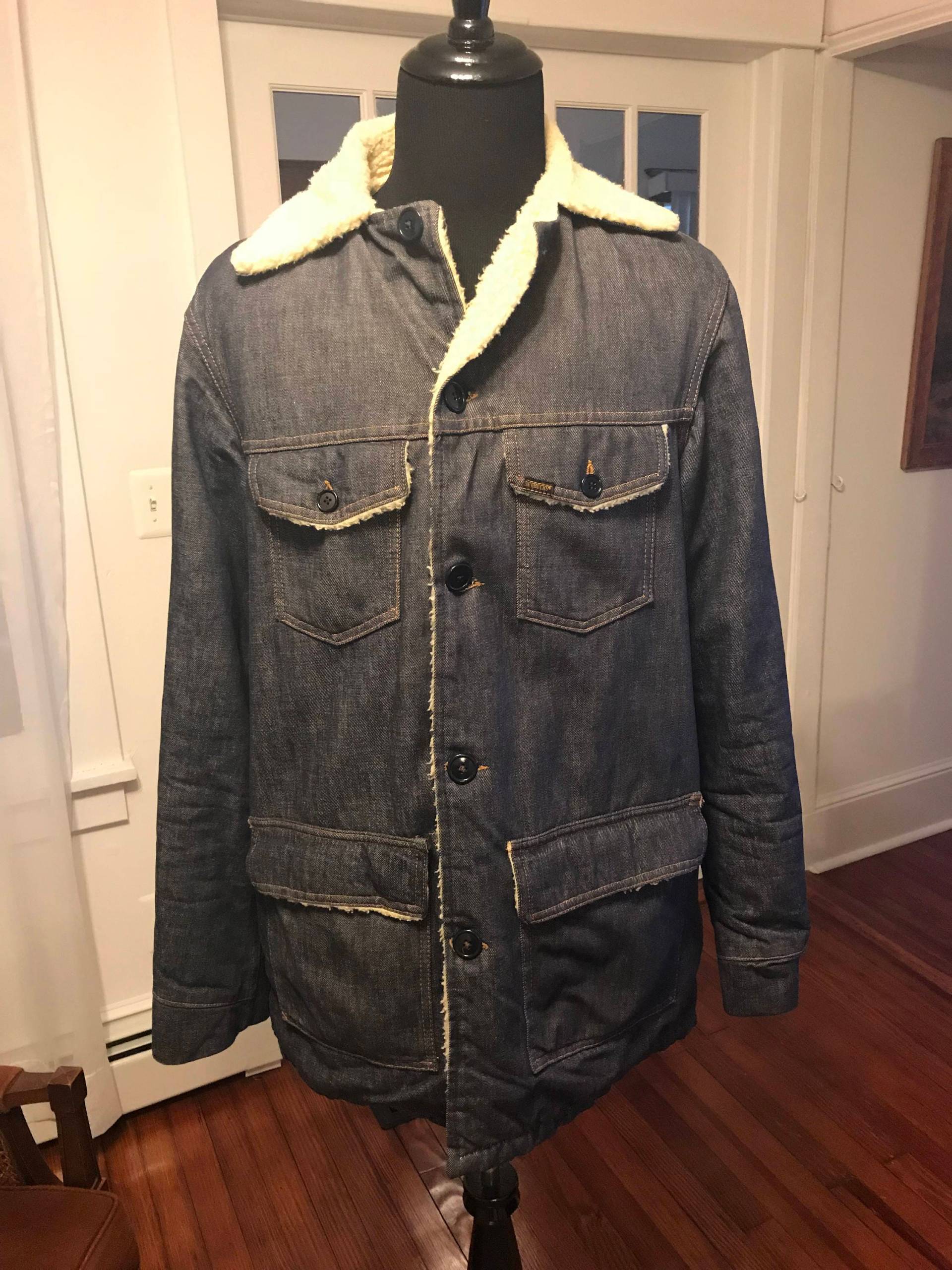 Jahrgang 1960 Echte Sears Und Roebuck Denim Gefüttert Mantel Jahrgang 1960 Echte Sears Und Roebuck Denim Gefüttert Mantel von VintageFindsMichael