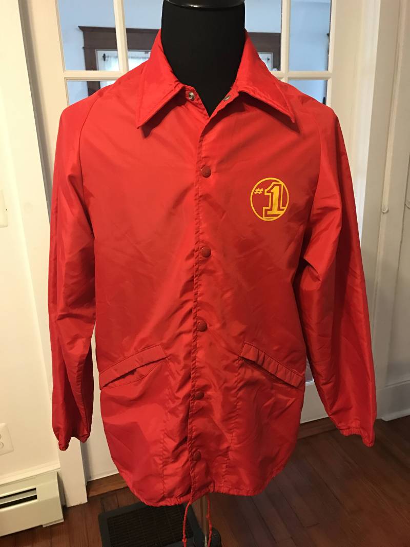 Jahrgang 1970 Rot #1 King Louie Windbreaker Jahrgang 1970 Rot #1 King Louie Windbreaker von VintageFindsMichael