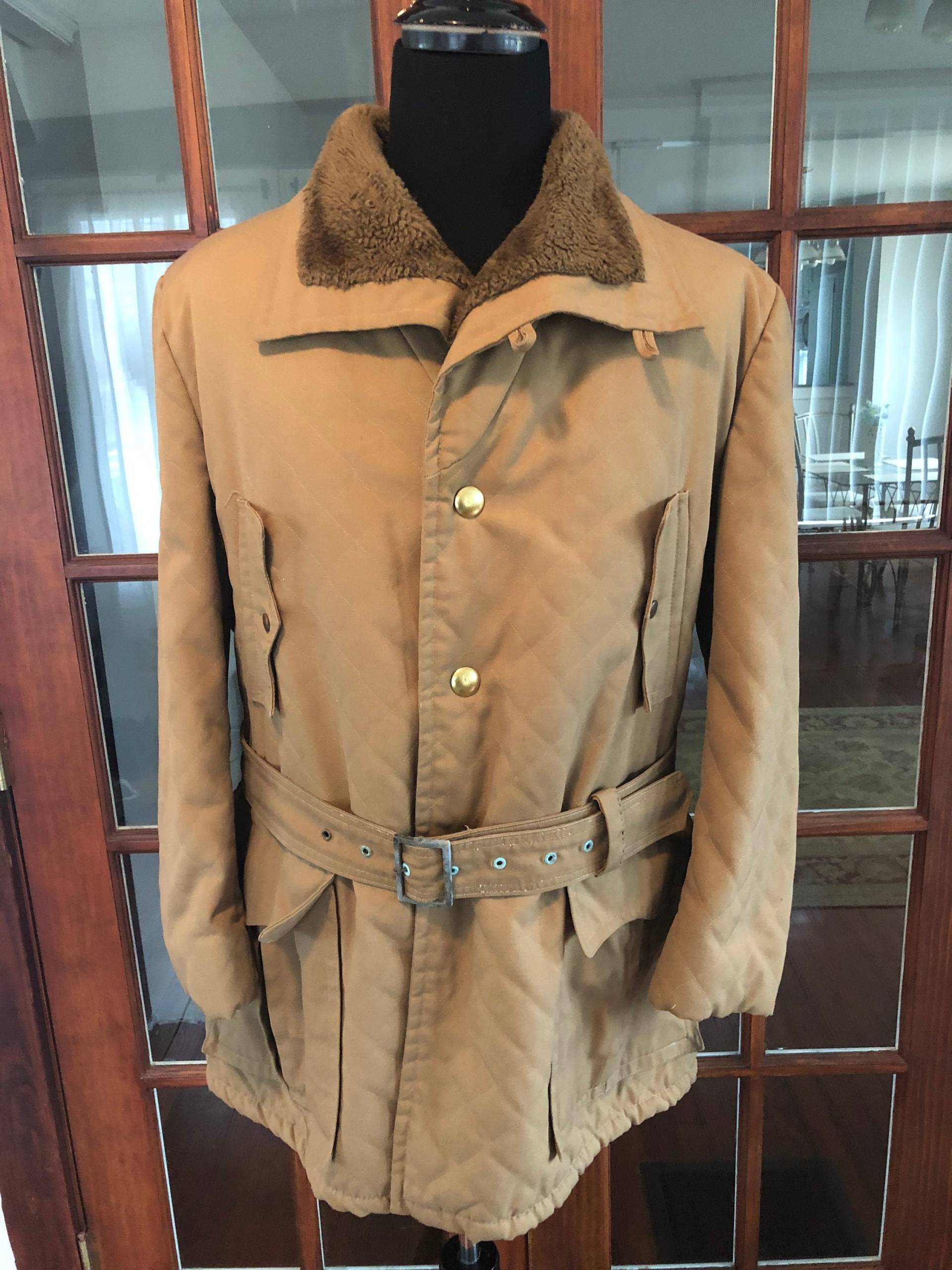 Jahrgang 1970 Stratojac Sherpa Schwere Jacke Im Military Stil von VintageFindsMichael