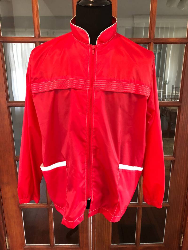 Jahrgang 1980 Haband Licht Windbreaker Jahrgang 1980 Haband Licht Windbreaker von VintageFindsMichael