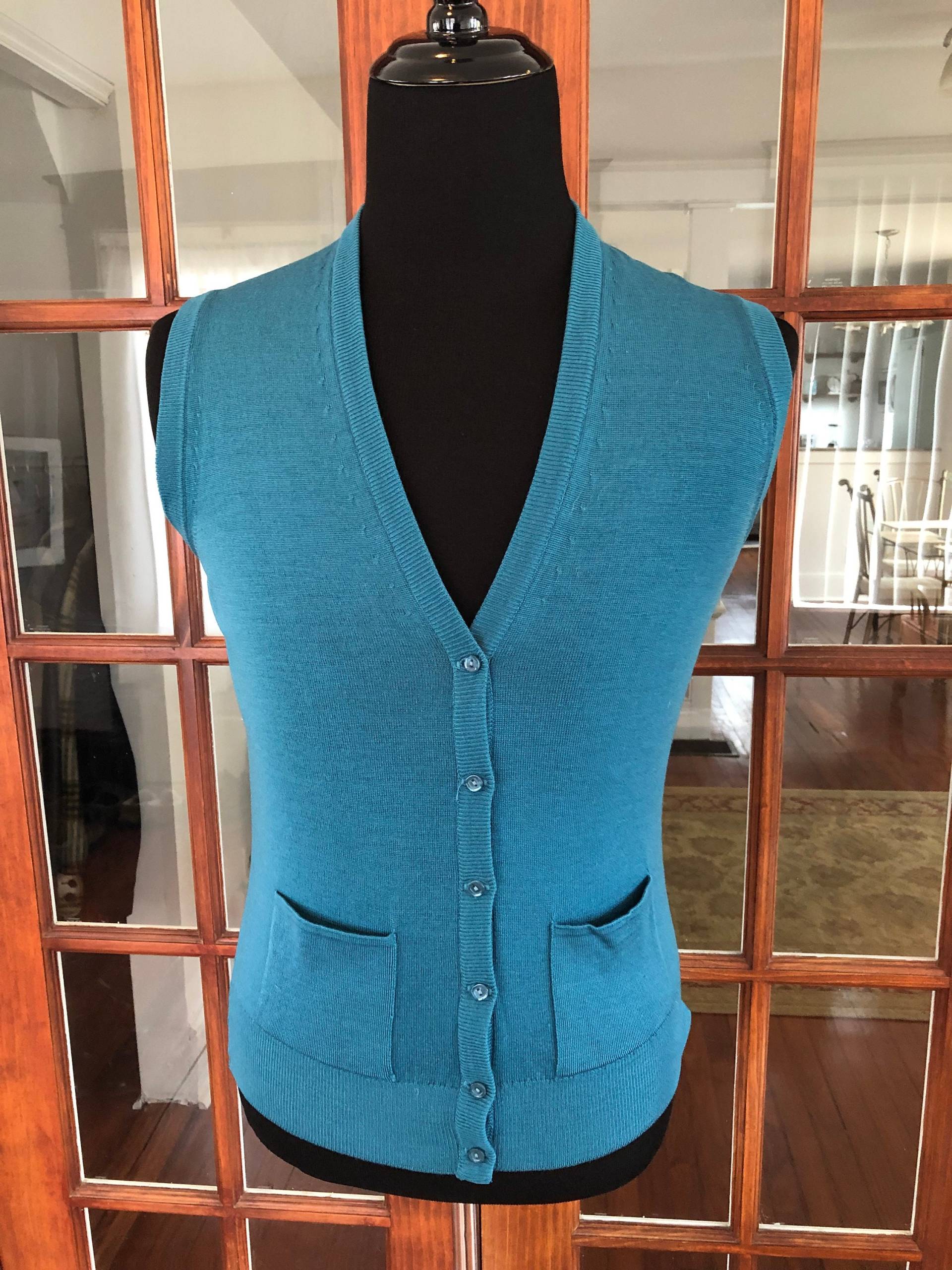 Jahrgang 1980 Pullover Weste St. Bernard Reiner Schafswolle von VintageFindsMichael