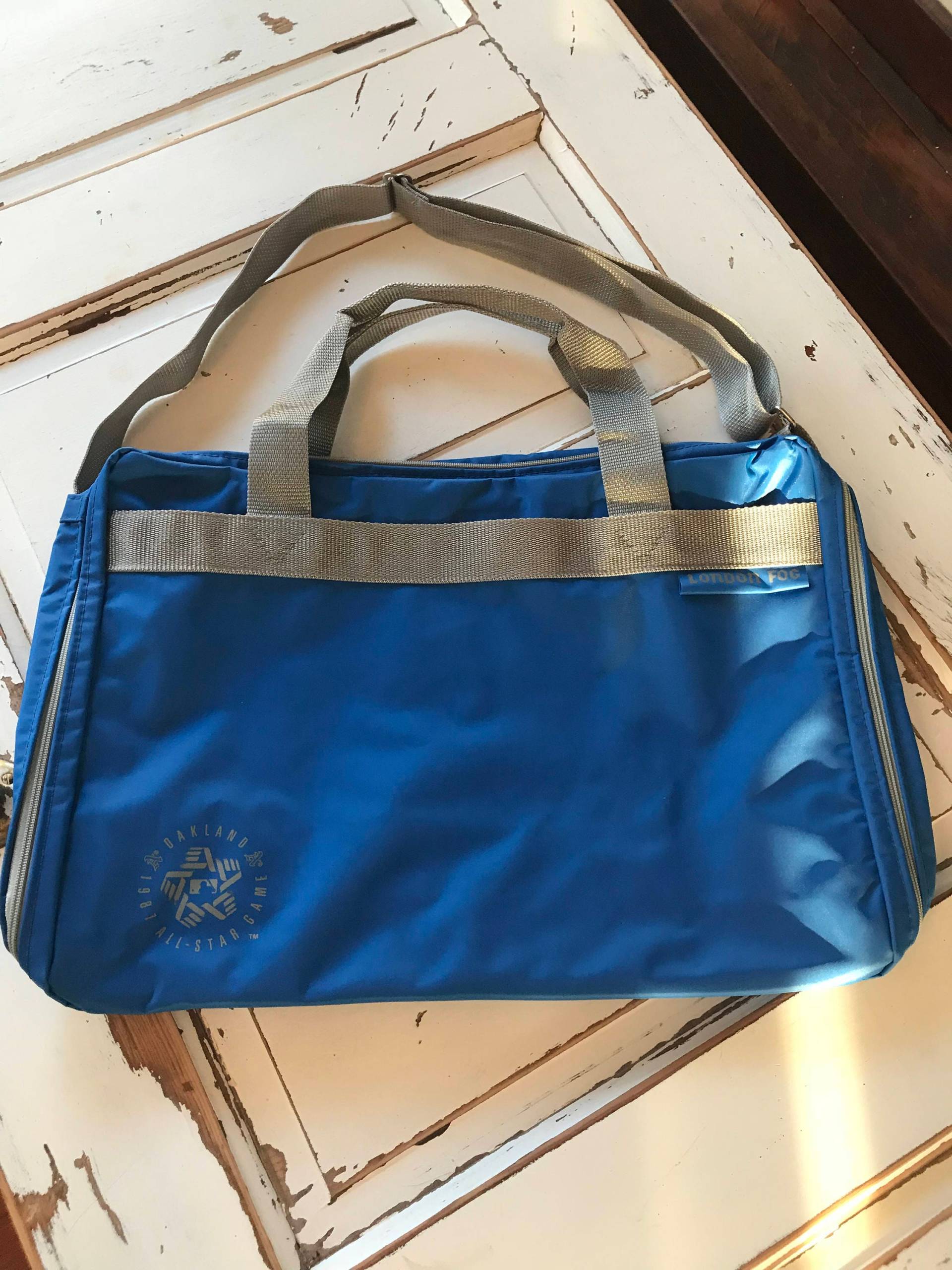 Jahrgang 1987 Mlb All-star Spiel Oakland London Fog Reisetasche von VintageFindsMichael
