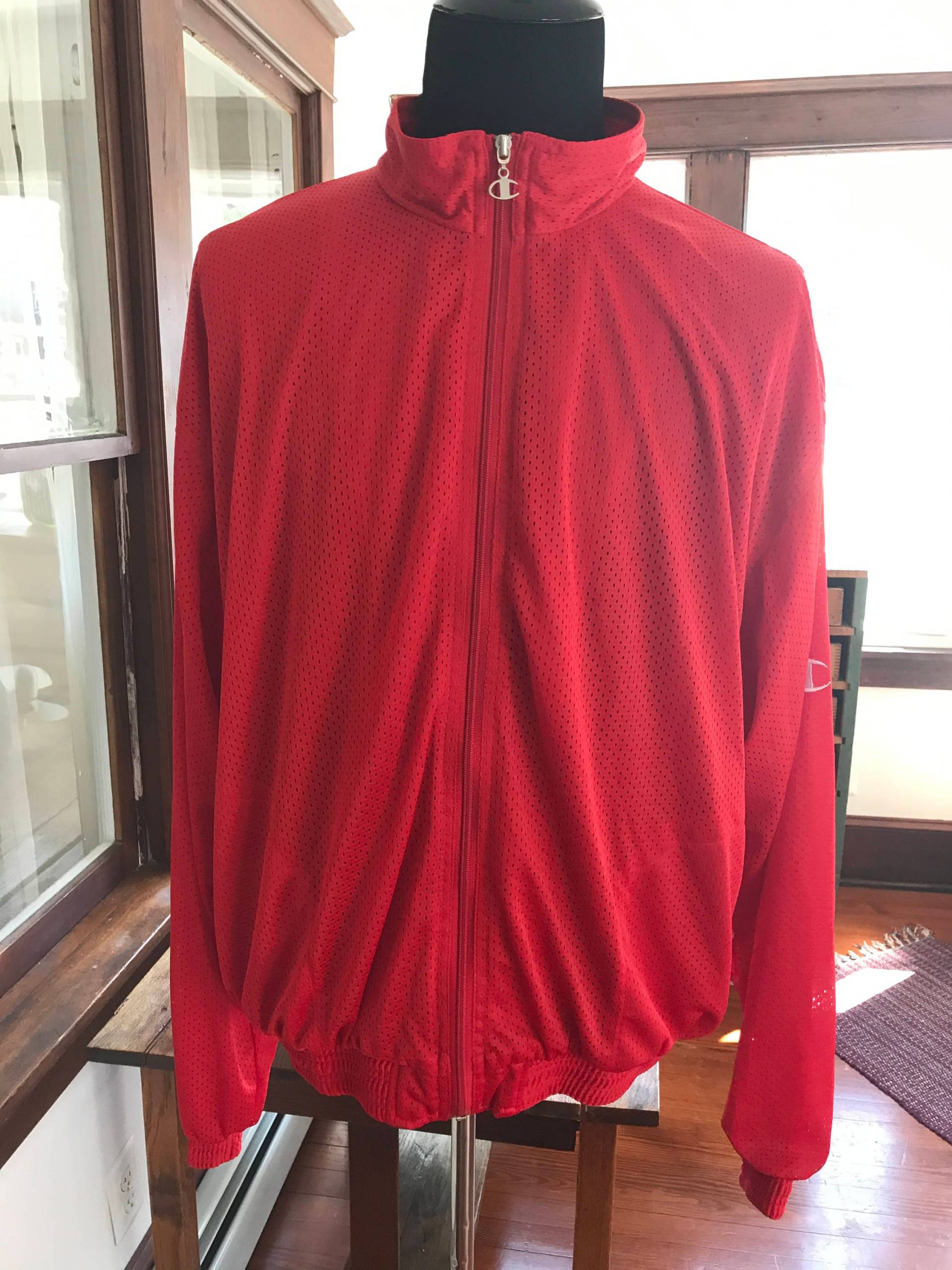 Jahrgang 1990 Champion Reißverschluss Mesh Warmup von VintageFindsMichael