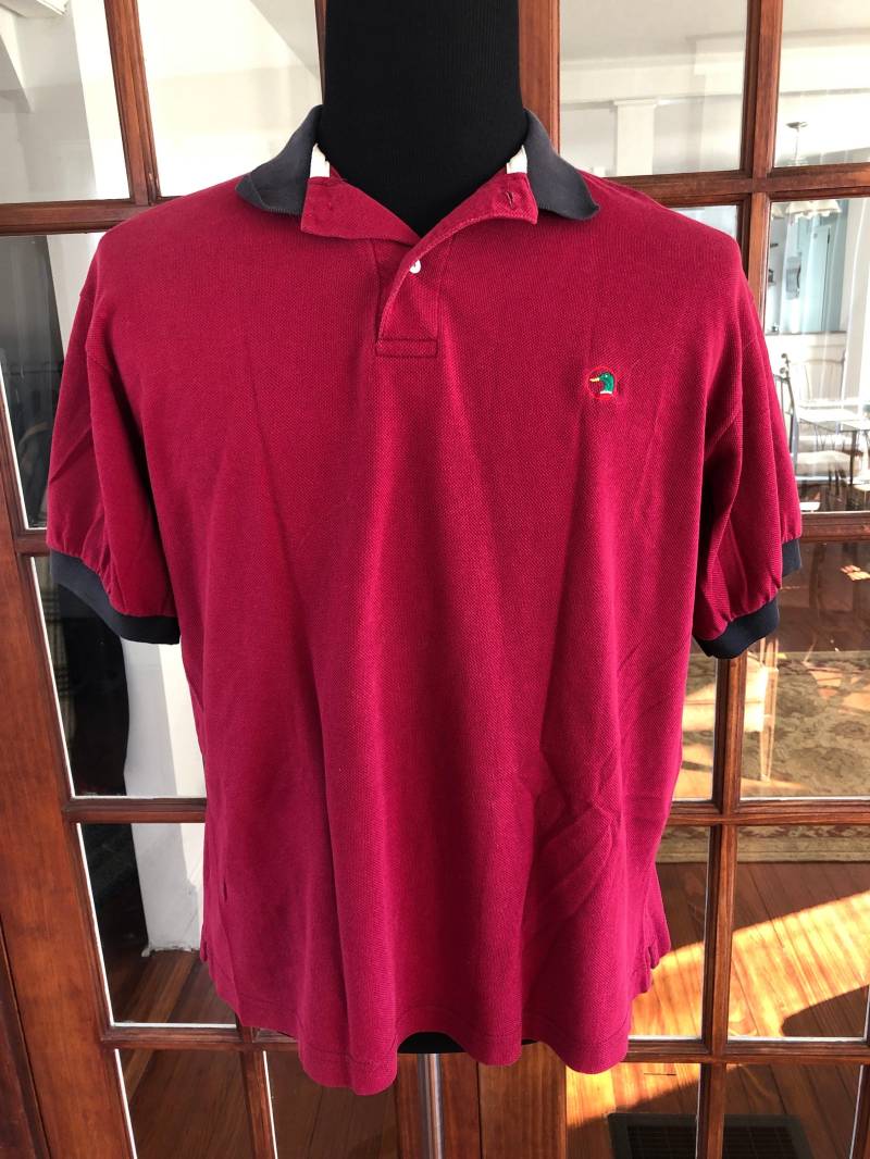 Jahrgang 1990 Ente Kopf Polo-Shirt Jahrgang 1990 Ente Kopf Polo-Shirt von VintageFindsMichael