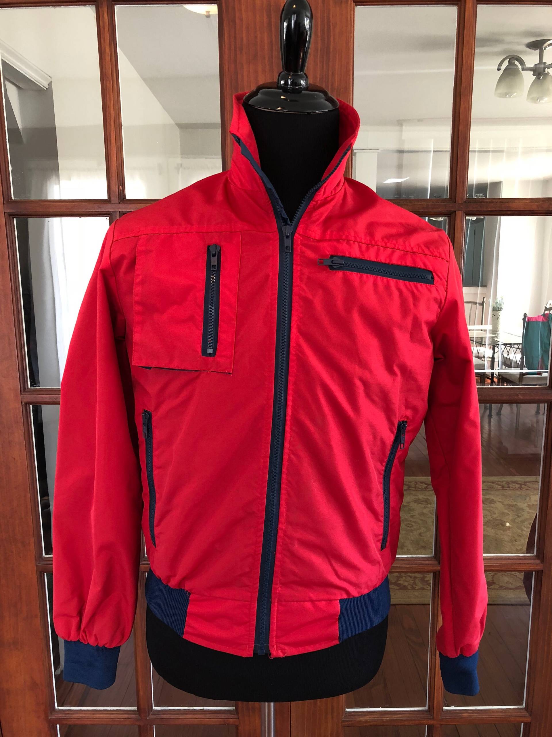 Jahrgang 1990-Feld Und Strom Aktion Tragen Windbreaker Licht-Jacke von VintageFindsMichael