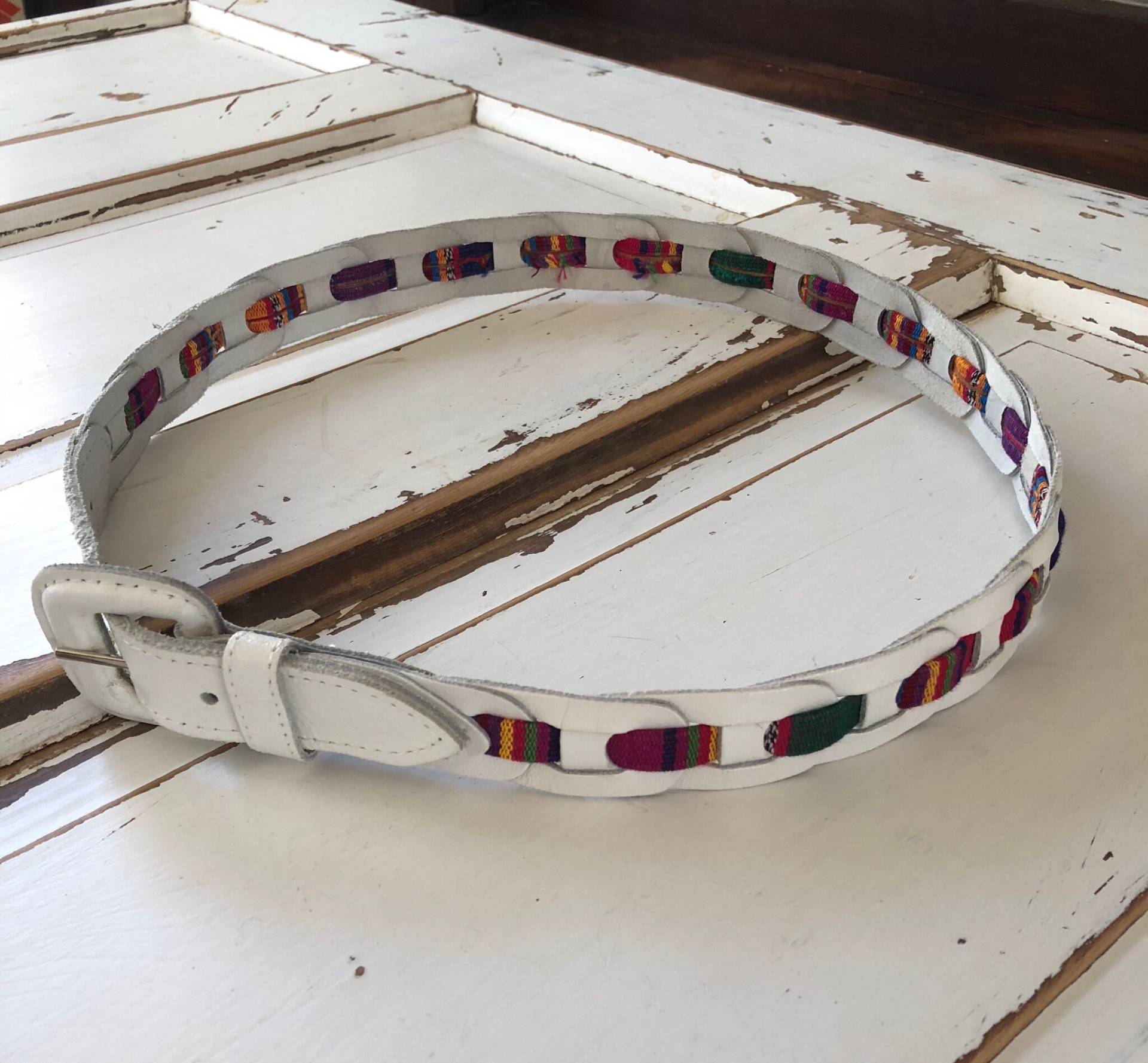 Jahrgang 1990 Handgemachte Ledergürtel von VintageFindsMichael