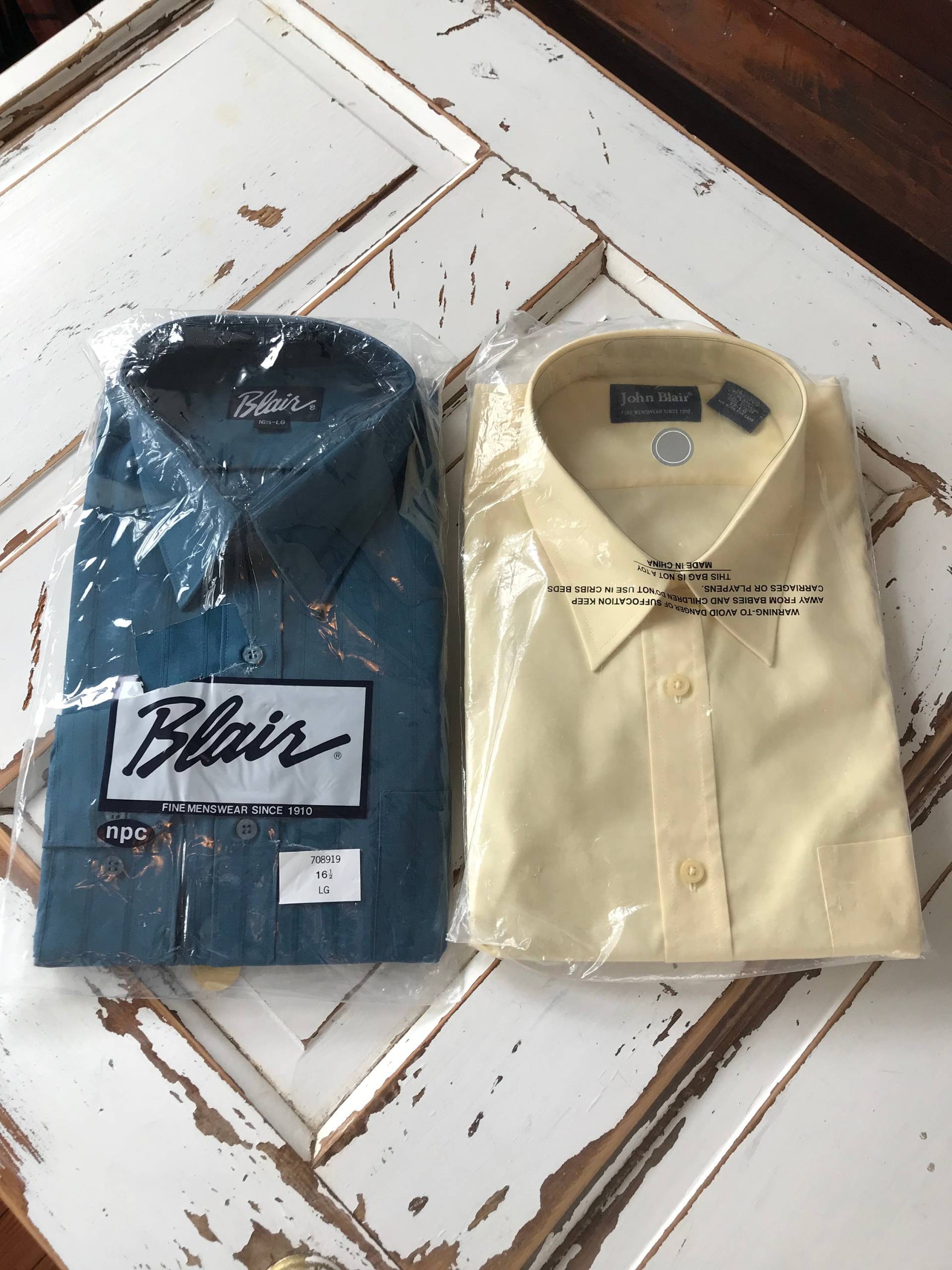 Jahrgang 1990 New Old Stock John Blair Hemden von VintageFindsMichael