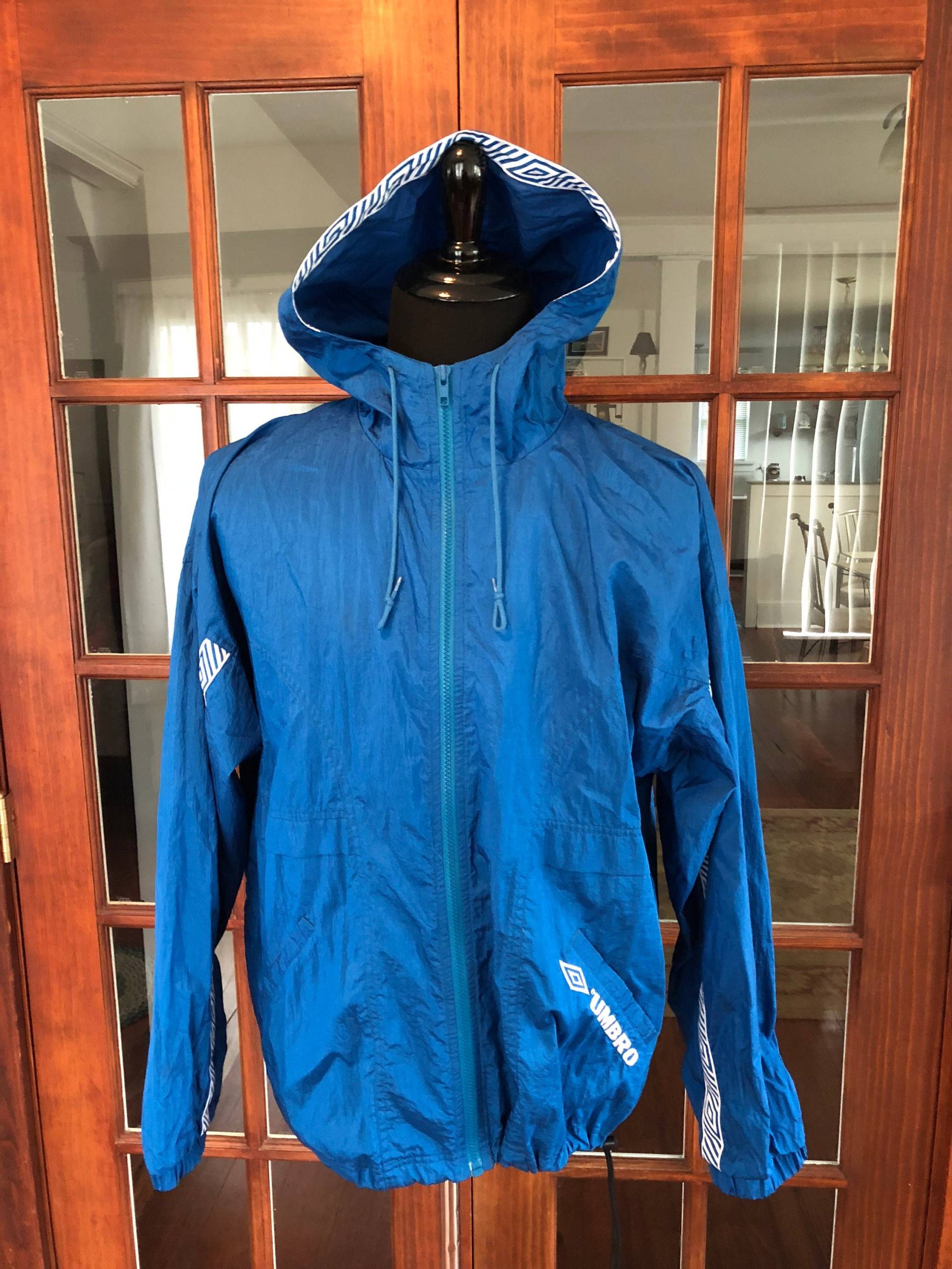 Jahrgang 1990 Umbro Kapuze Windbreaker von VintageFindsMichael
