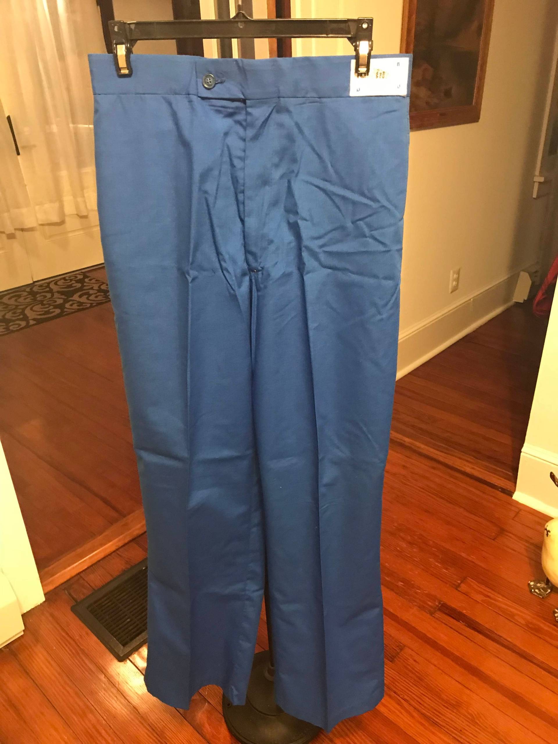 Vintage Neue Alte Lager 1970 Hose Leerlaufzeit Polyester Baumwolle von VintageFindsMichael