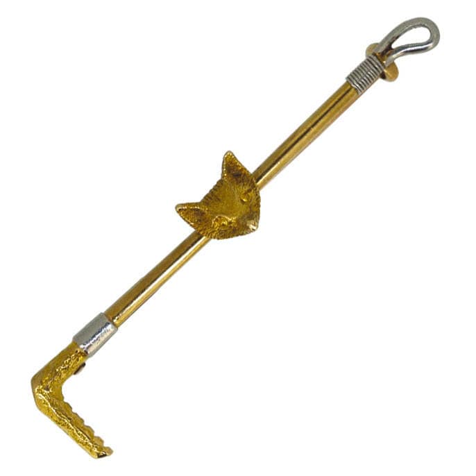 Fuchskopf Auf Peitsche Lager Pin von VintageFineJewellery