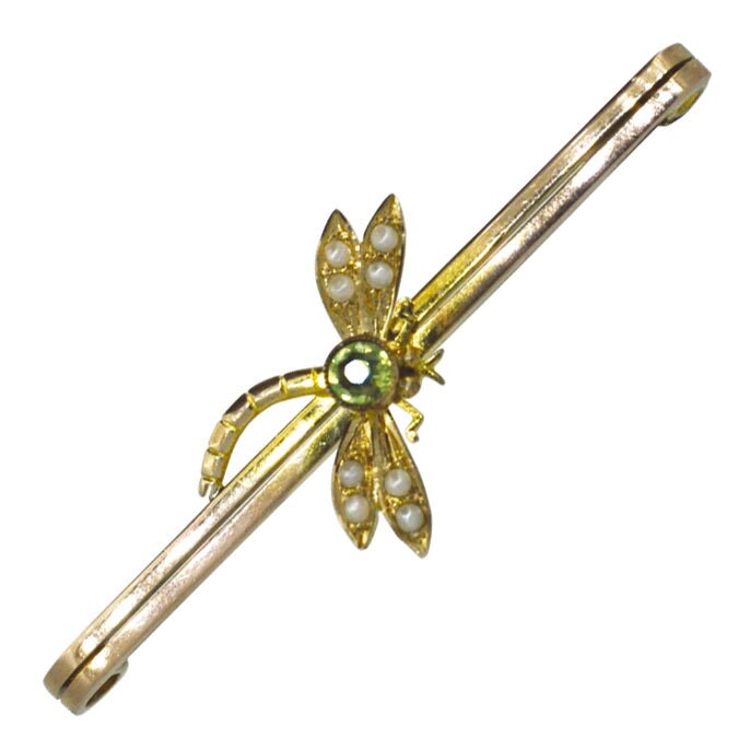 Libelle Stock Pin von VintageFineJewellery