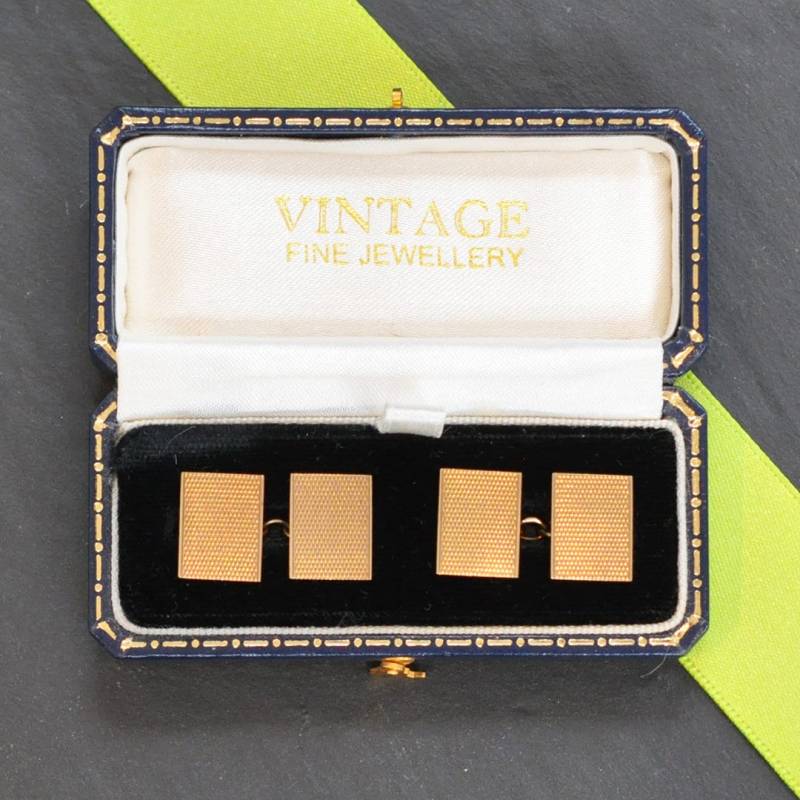 Vintage Maschinenbündchen - Manschettenknöpfe von VintageFineJewellery