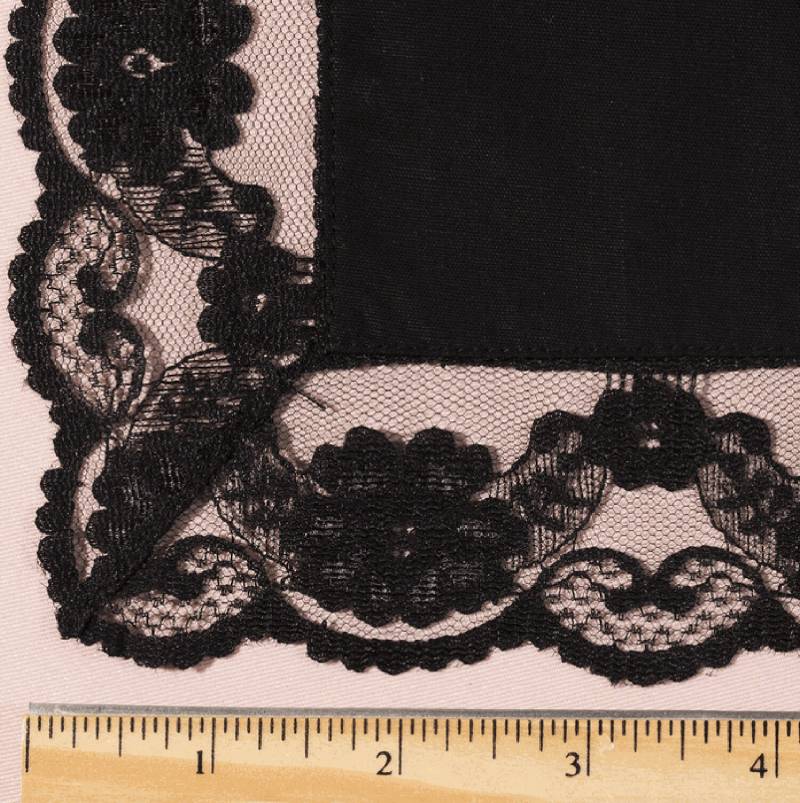 Black Fairy Cotton Hankie Black Fairy Cotton Hankie von VintageFiveandDimeUS