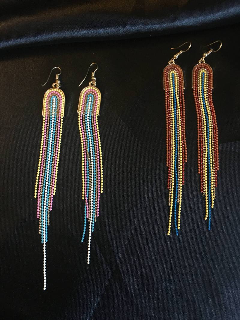 Schöne Schmuck Gold Multi Farbe Gelb Blau Rosa Weiß Party Hochzeit Abend Damen Frauen Atemberaubende Mode Ohrring Schöne Schmuck Gold Multi Farbe Gelb Blau Rosa Weiß Party Hochzeit Abend Damen Frauen Atemberaubende Mode Ohrring von VintageGaluk