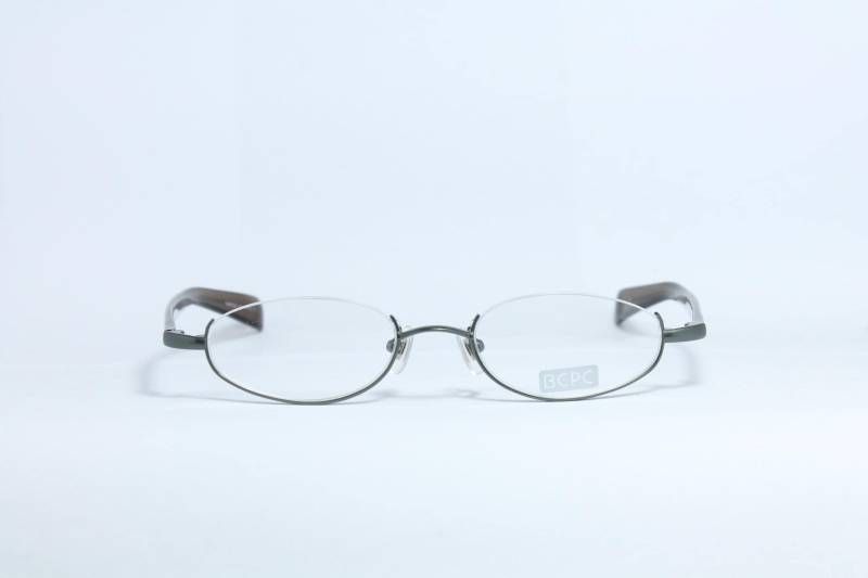 Bcpc Bp-153 C15 Halbrand Made in Japan Seltene Einzigartige Vintage Brillen Gestell Brille Lunettes Gafas Bril Glasögon Le105 von VintageGermanGlasses