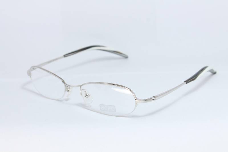 Bcpc Bp-189 C5 Silber Halbrand Made in Japan Seltene Einzigartige Vintage Brillen Gestell Gläser Lunettes Gafas Bril Glasögon Le105 von VintageGermanGlasses