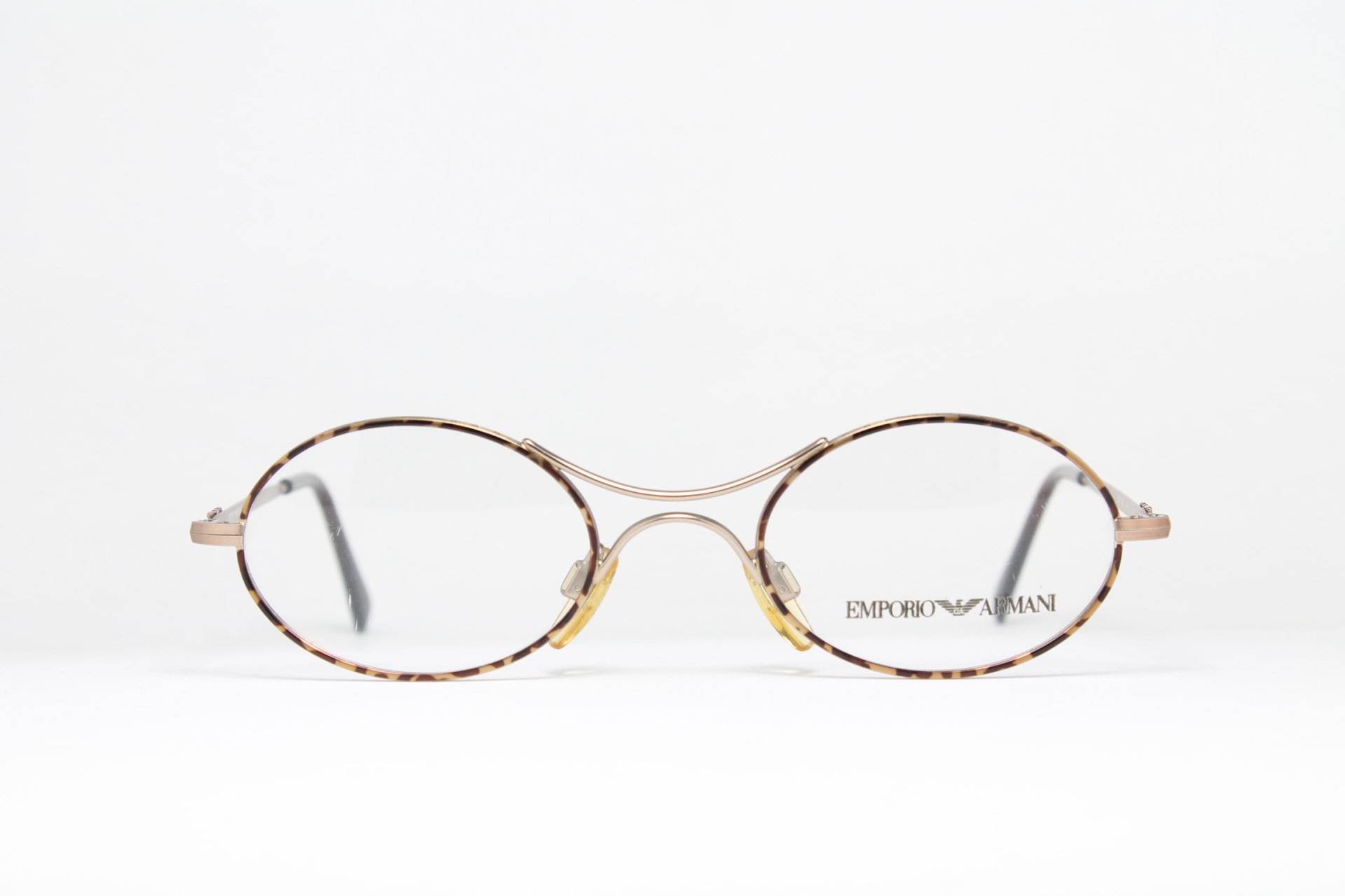 Kleine Schmale Oval 90Er Jahre Emporio Armani 044-945 Seltene True Vintage Brillengestell Brillen Lunettes Occhiali Gafas Bril Glasögon E06 von VintageGermanGlasses