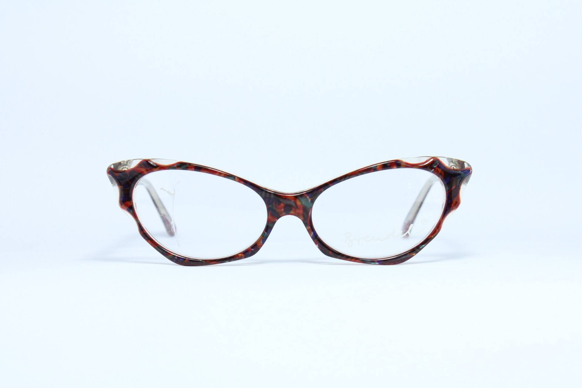 Kleines Katzenauge Brendel 8049 C407 Rockabilly Limitierte Seltenes Unikat True Vintage Brillengestell Lunettes Occhiali Gafas Bril Glasögon E103 von VintageGermanGlasses