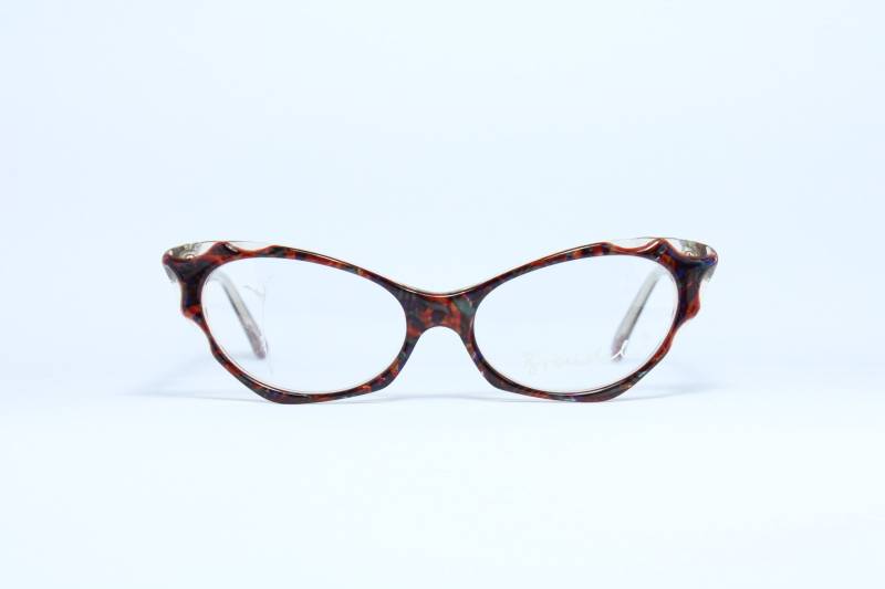 Kleines Katzenauge Brendel 8049 C407 Rockabilly Limitierte Seltenes Unikat True Vintage Brillengestell Lunettes Occhiali Gafas Bril Glasögon E103 von VintageGermanGlasses