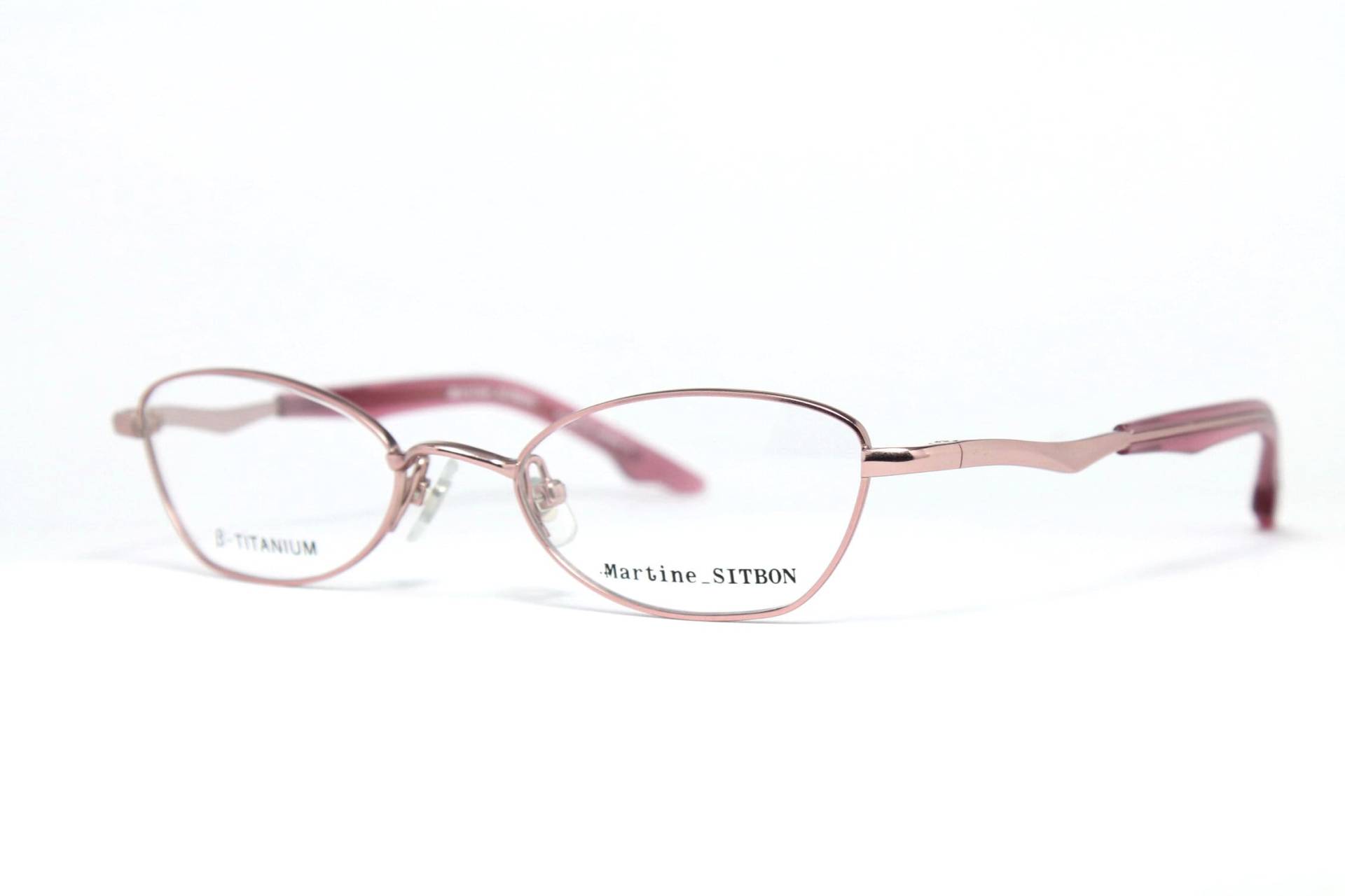 Magenta Pink Titan Schmale Martine Sitbon 6731 Pc Japan Seltenes Unikat Vintage Brillengestell Brille Lunettes Gafas Bril Glasögon E03 von VintageGermanGlasses