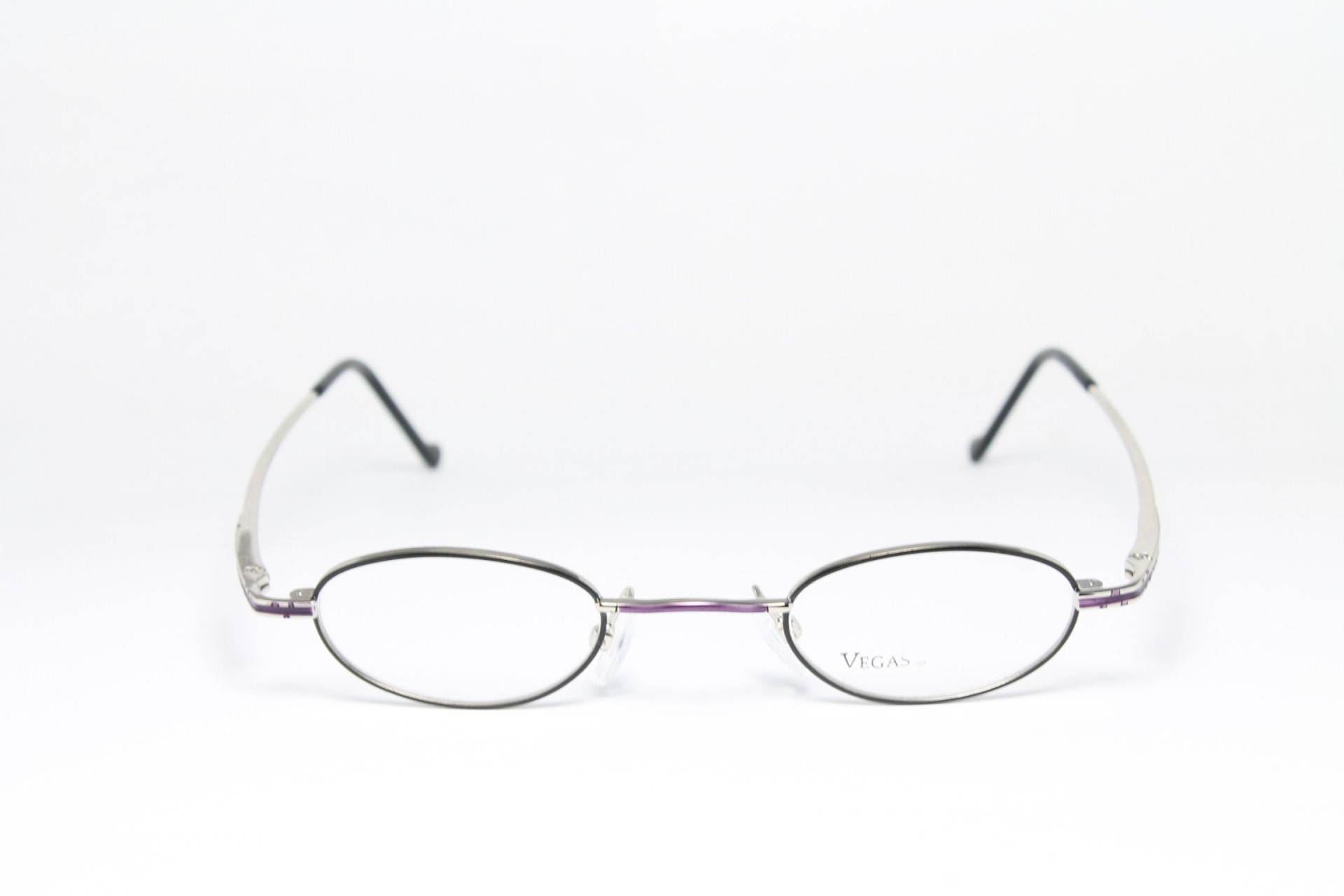 Micro Oval Vegas Du047-2 39-24 Kleine Linsen Seltene Einzigartige Vintage Brillengestell Brille Lunettes Occhiali Gafas Bril Glasögon E08 von VintageGermanGlasses