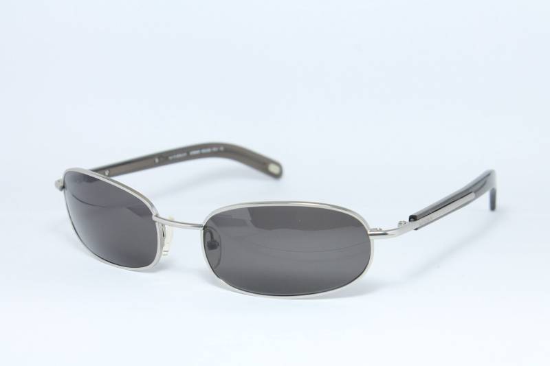 Ovale 90Er Jahre Qualität Windsor 829-1 Grau Silber Seltene Einzigartige True Vintage Lunettes Occhiali Bril Solglasögon Gafas E105 von VintageGermanGlasses