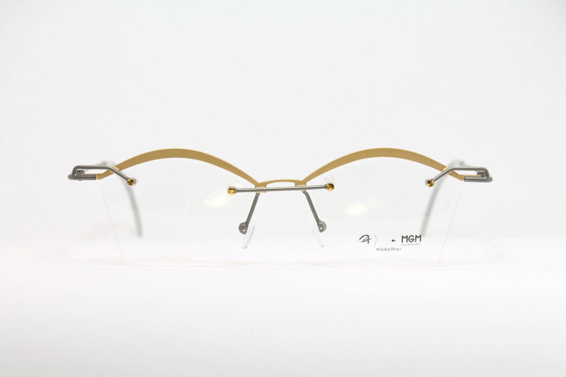 steampunk Kunstvoll Mgm G19 F5 Seltenes Unikat True Vintage Brillengestell Brille Lunettes Gafas Bril Glasögon E04 von VintageGermanGlasses