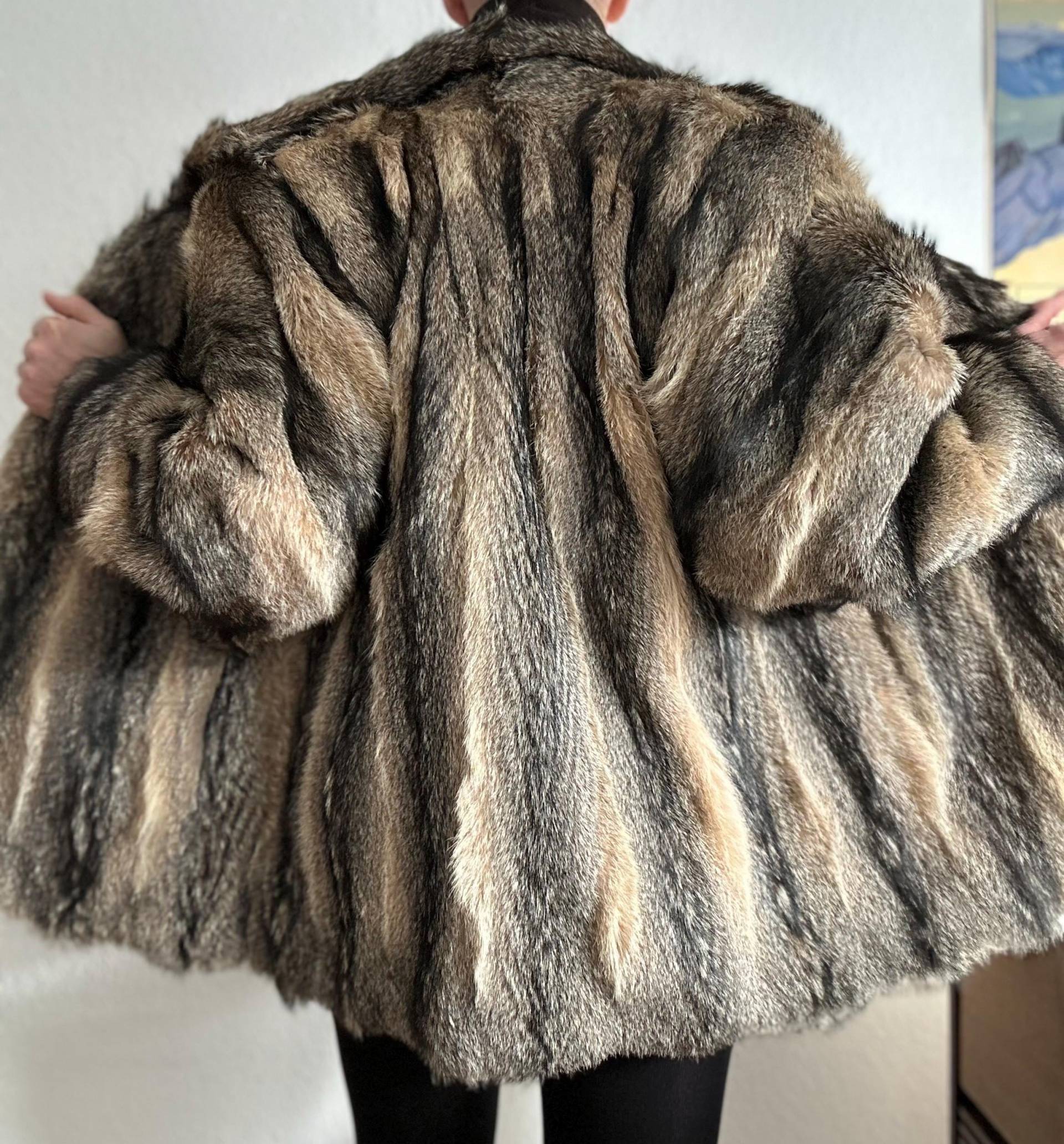 Vintage Echt Nerz Jacke Small Medium Pelzmantel Frauen Pelzhaus Germany Elegant Braun Old Geld Style Luxus Winterjacke von VintageGermanyStudio