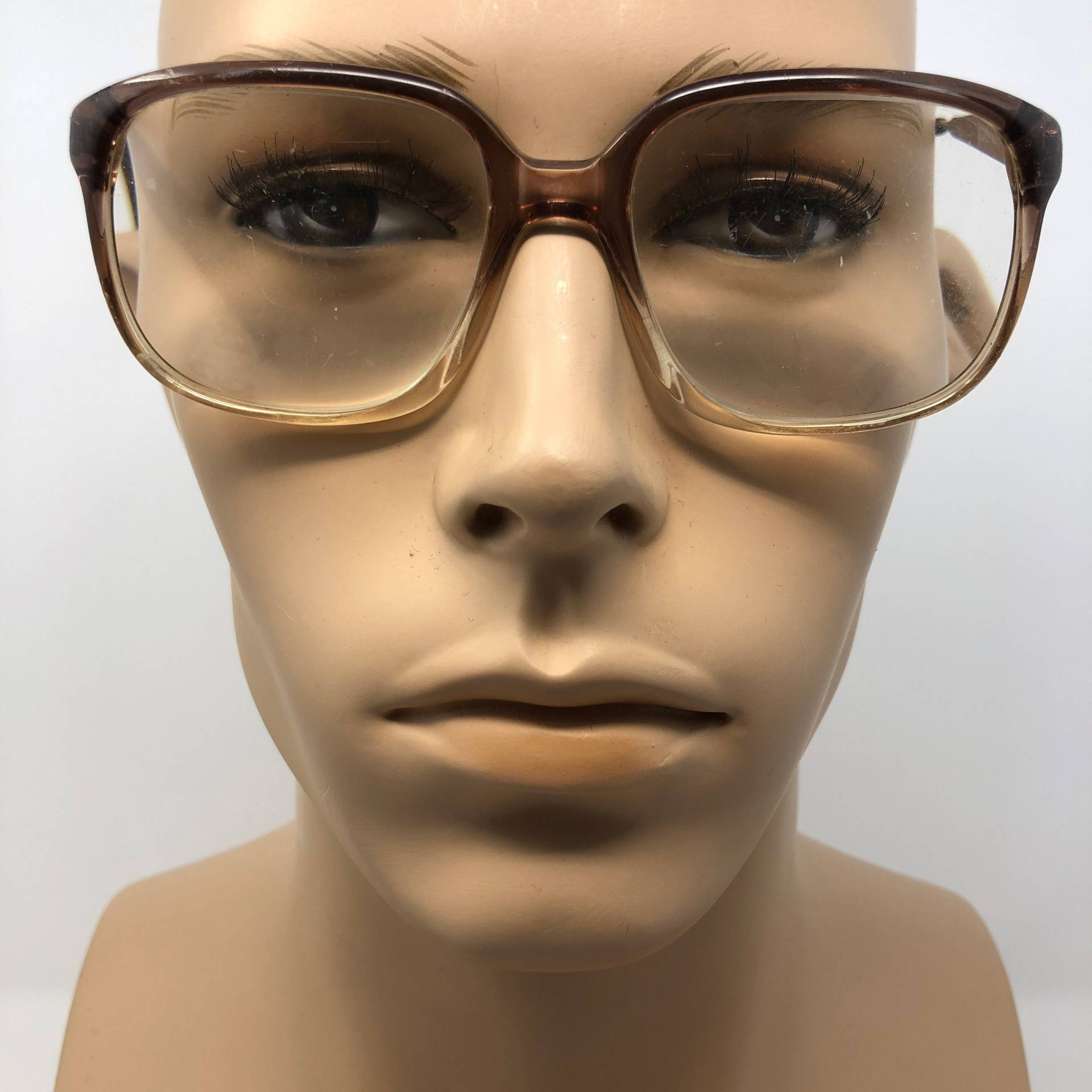 Vintage Nigura Brillen Brillengestell Braun Klar Quadrat Gebraucht Brillengestelle Retro Vintage Nigura Brillen Brillengestell Braun Klar Quadrat Gebraucht Brillengestelle Retro von VintageGlassesFrames